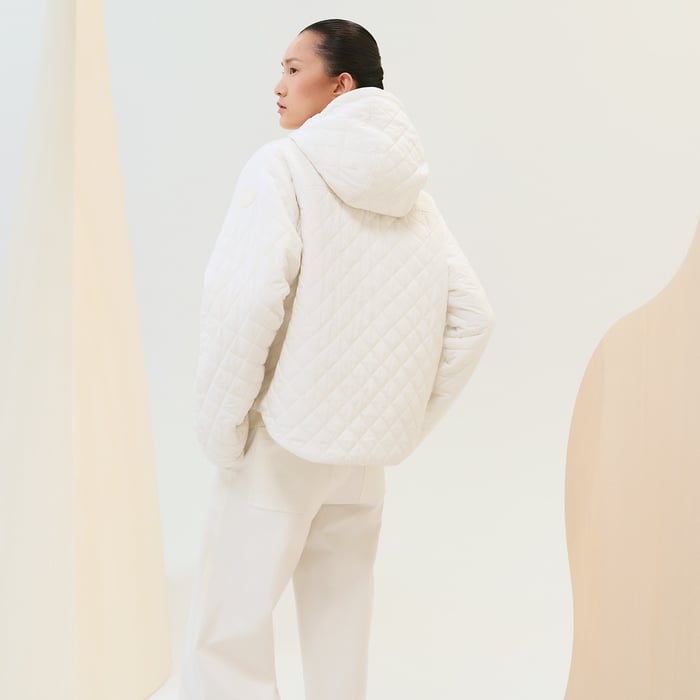 Blanc Cassé "Clou De Selle Semis" Reversible Quilted Jacket