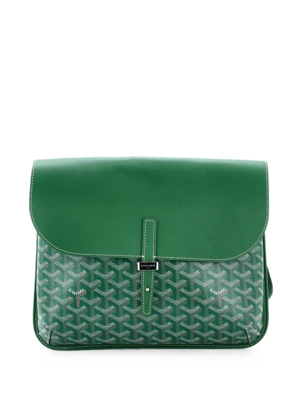 Coursier Messenger Bag Coated Canvas and Leather crossbody bag
