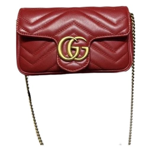 GG Marmont Flap leather crossbody bag