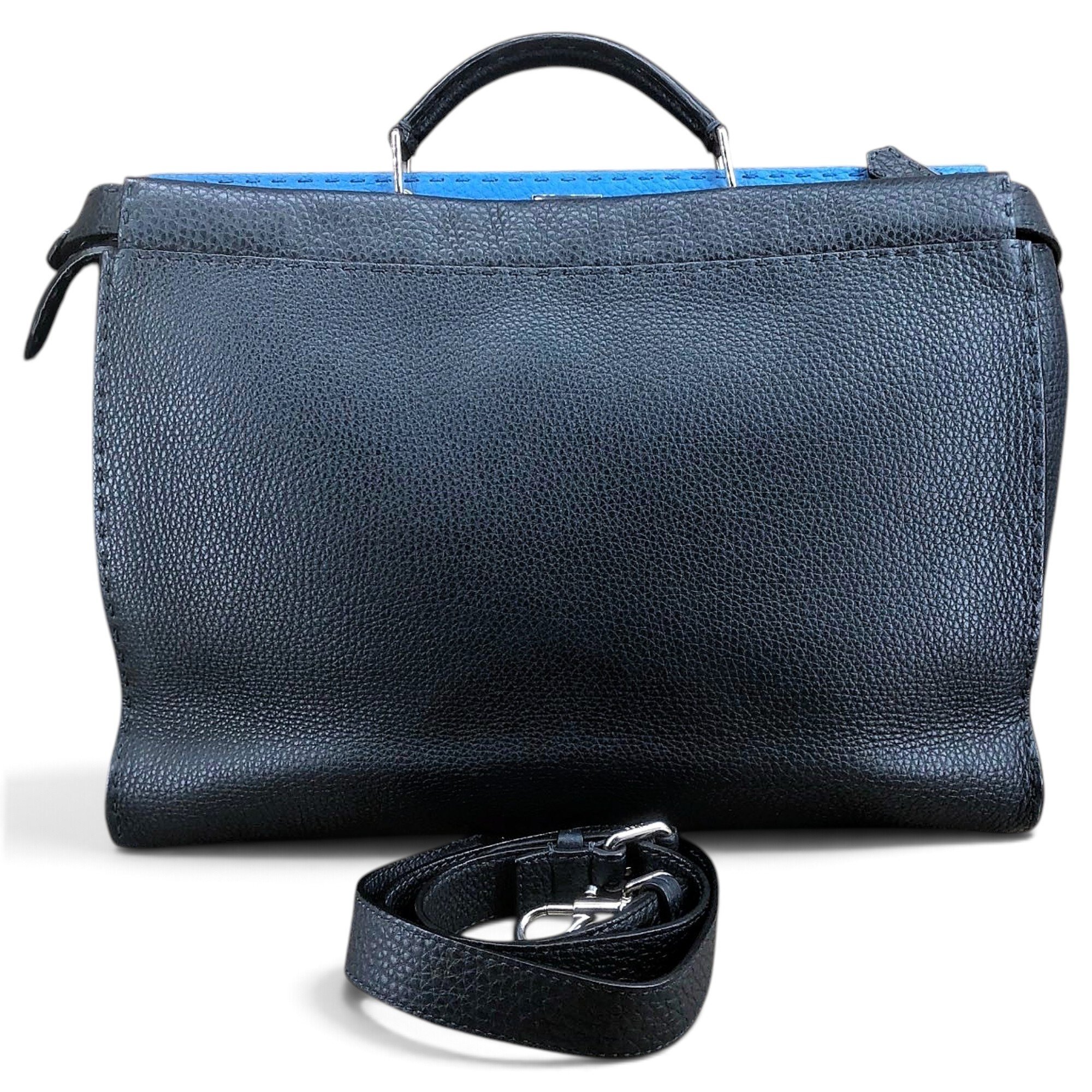 Peekaboo leather handbag