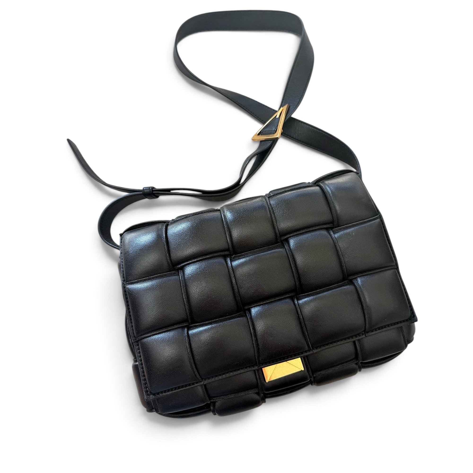 Cassette Padded leather crossbody bag