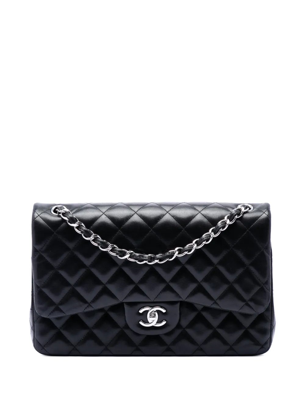 2012-2013 Jumbo Classic Lambskin Double Flap shoulder bag