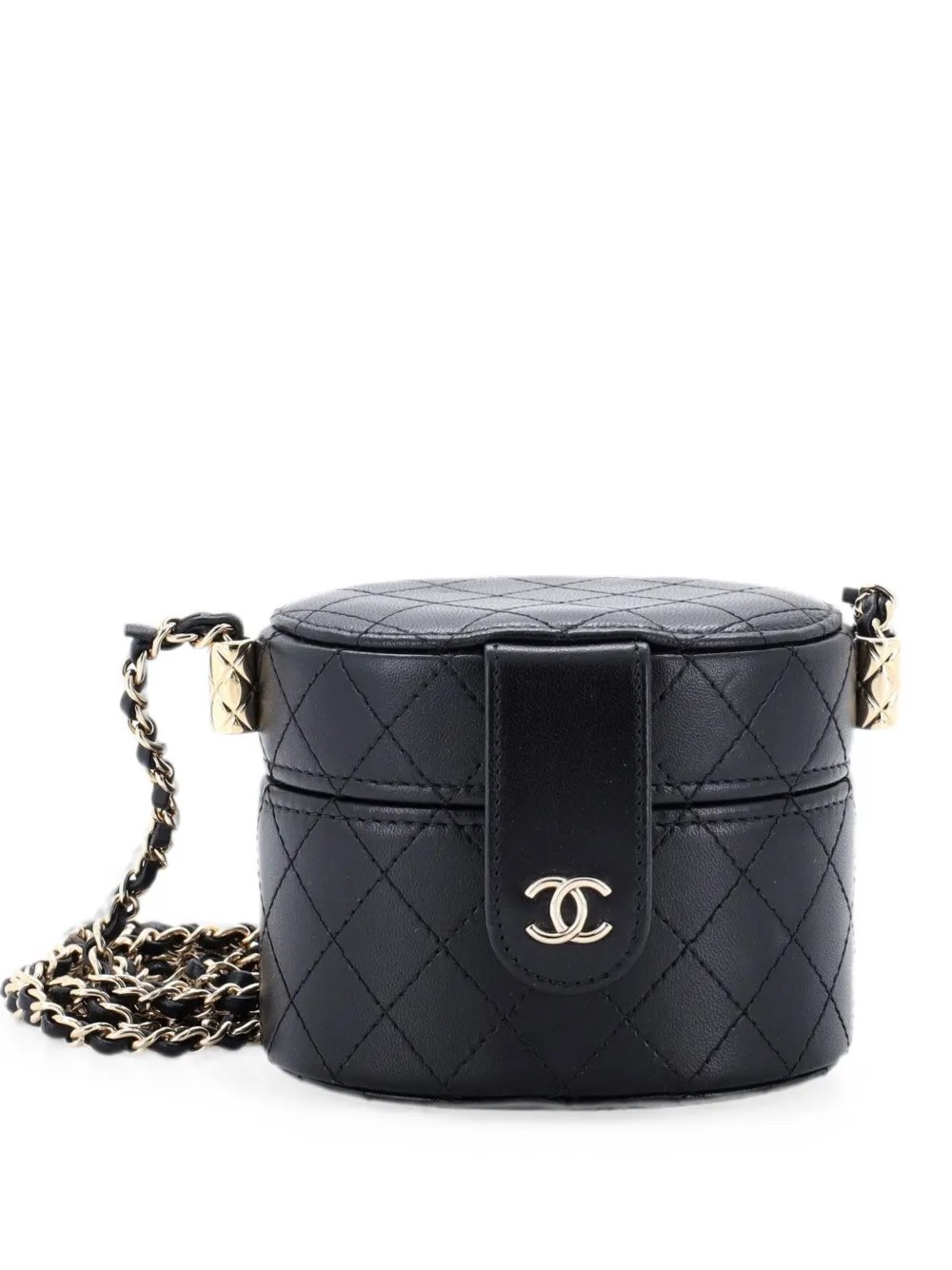 CC Allure Vanity Case with Chain Quilted Lambskin Mini crossbody bag