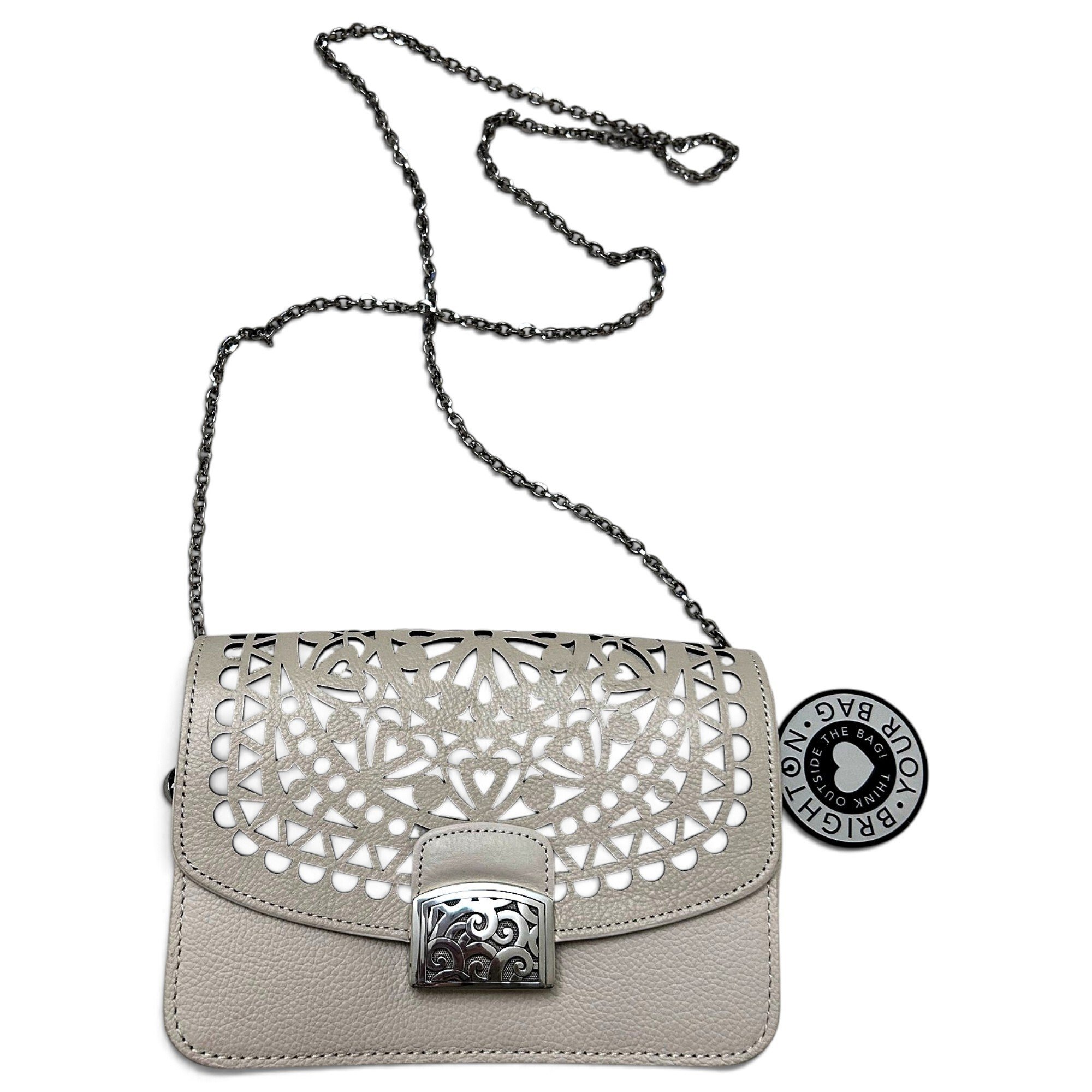 Leather crossbody bag