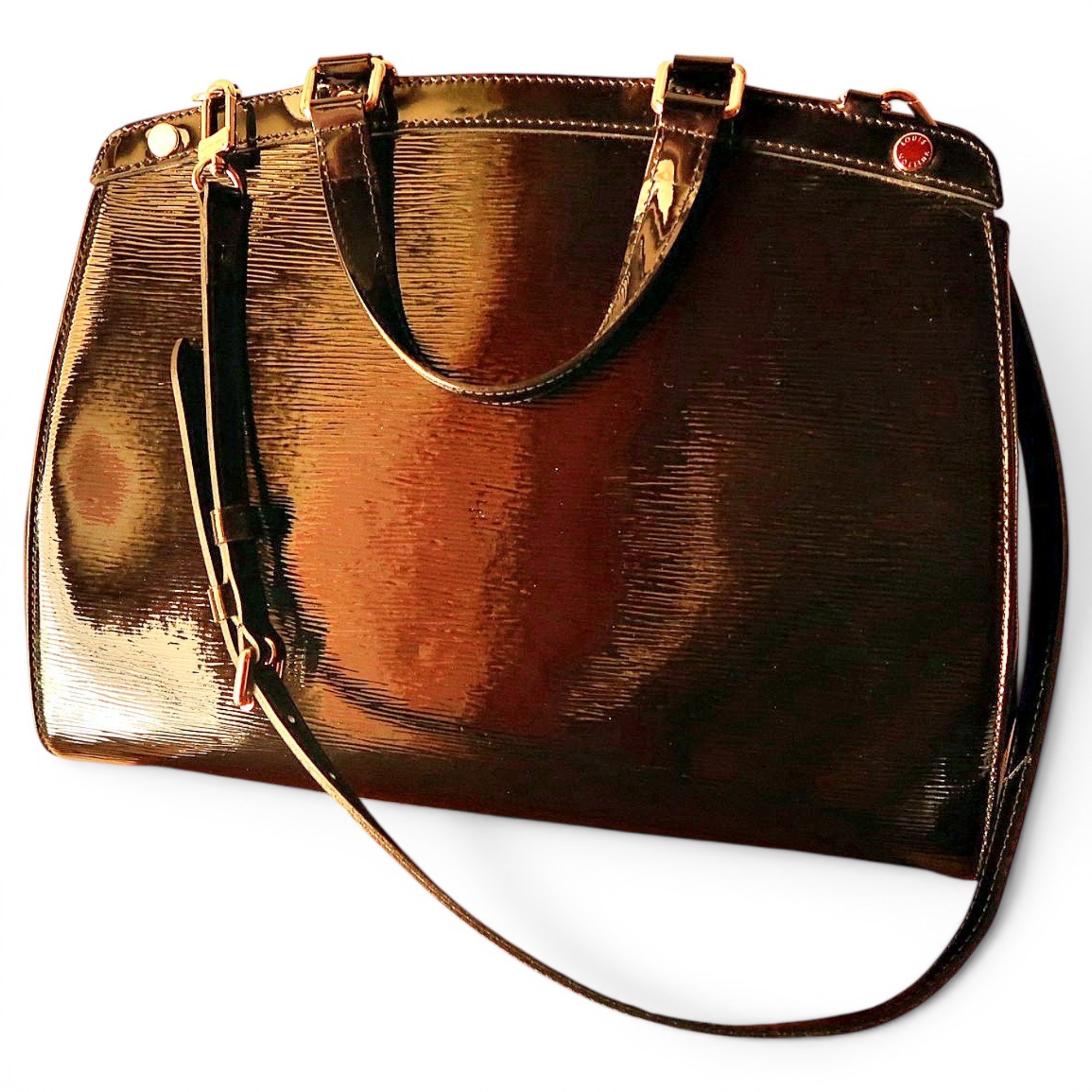 Bréa patent leather tote