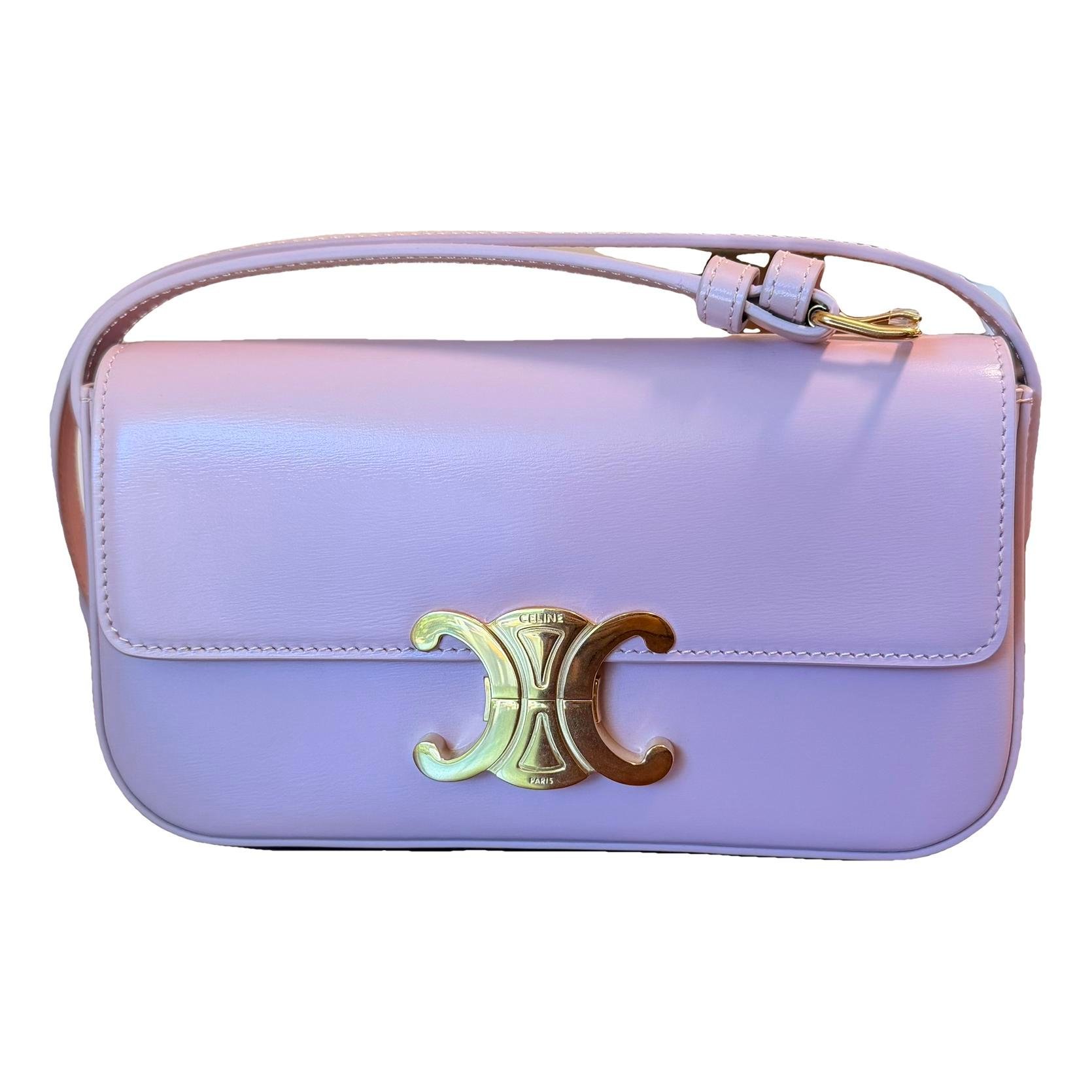 Triomphe leather handbag