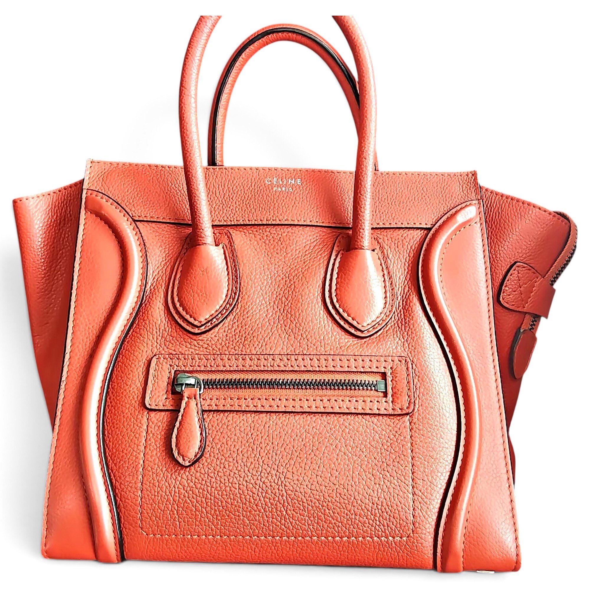 Luggage leather handbag