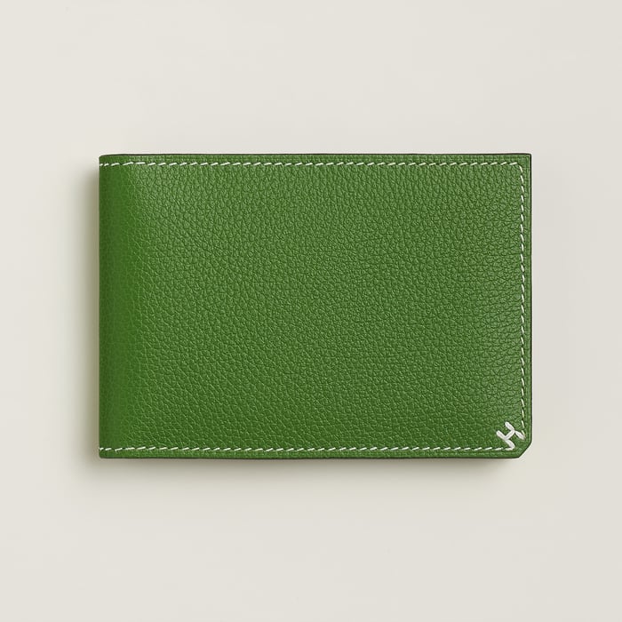 Vert Yucca H Sellier Card Holder
