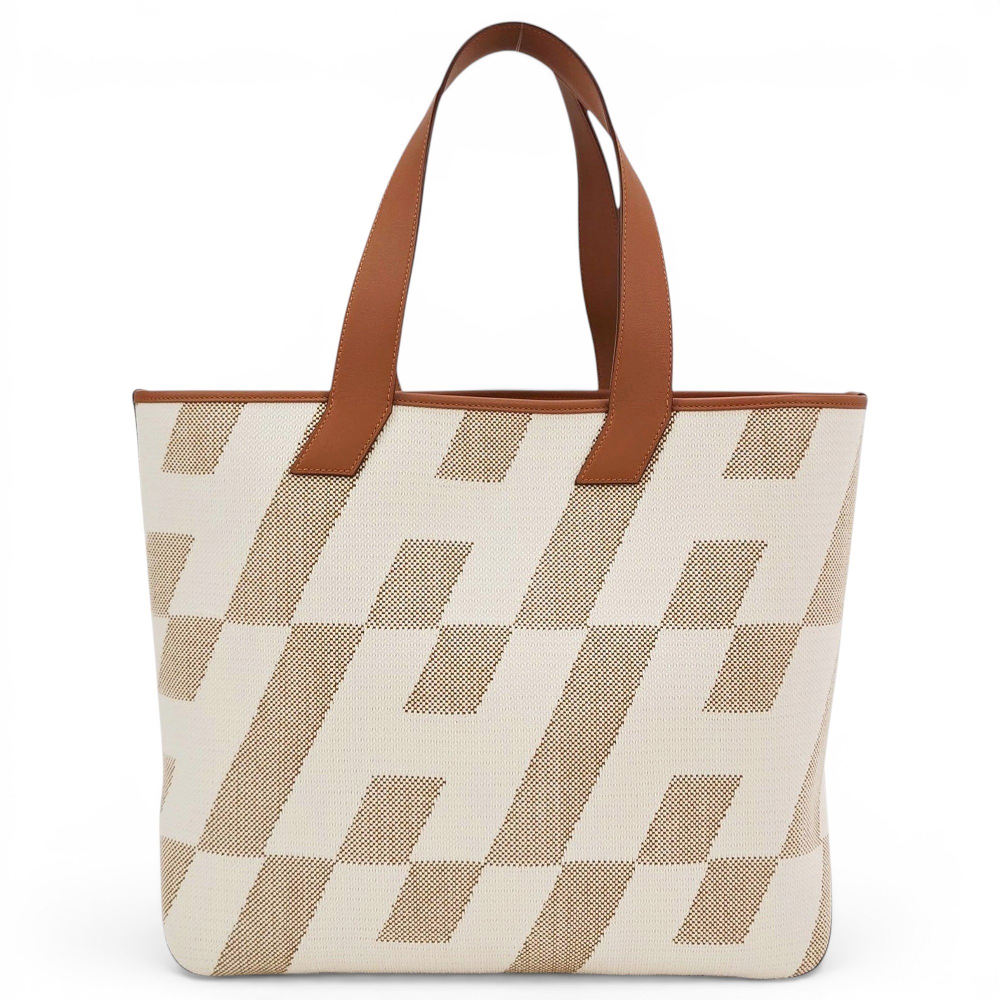 H leather handbag