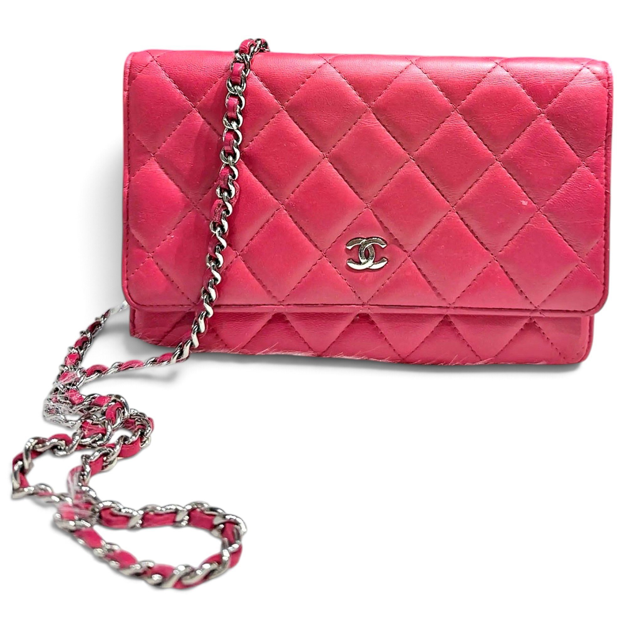 Wallet On Chain 2.55 leather crossbody bag