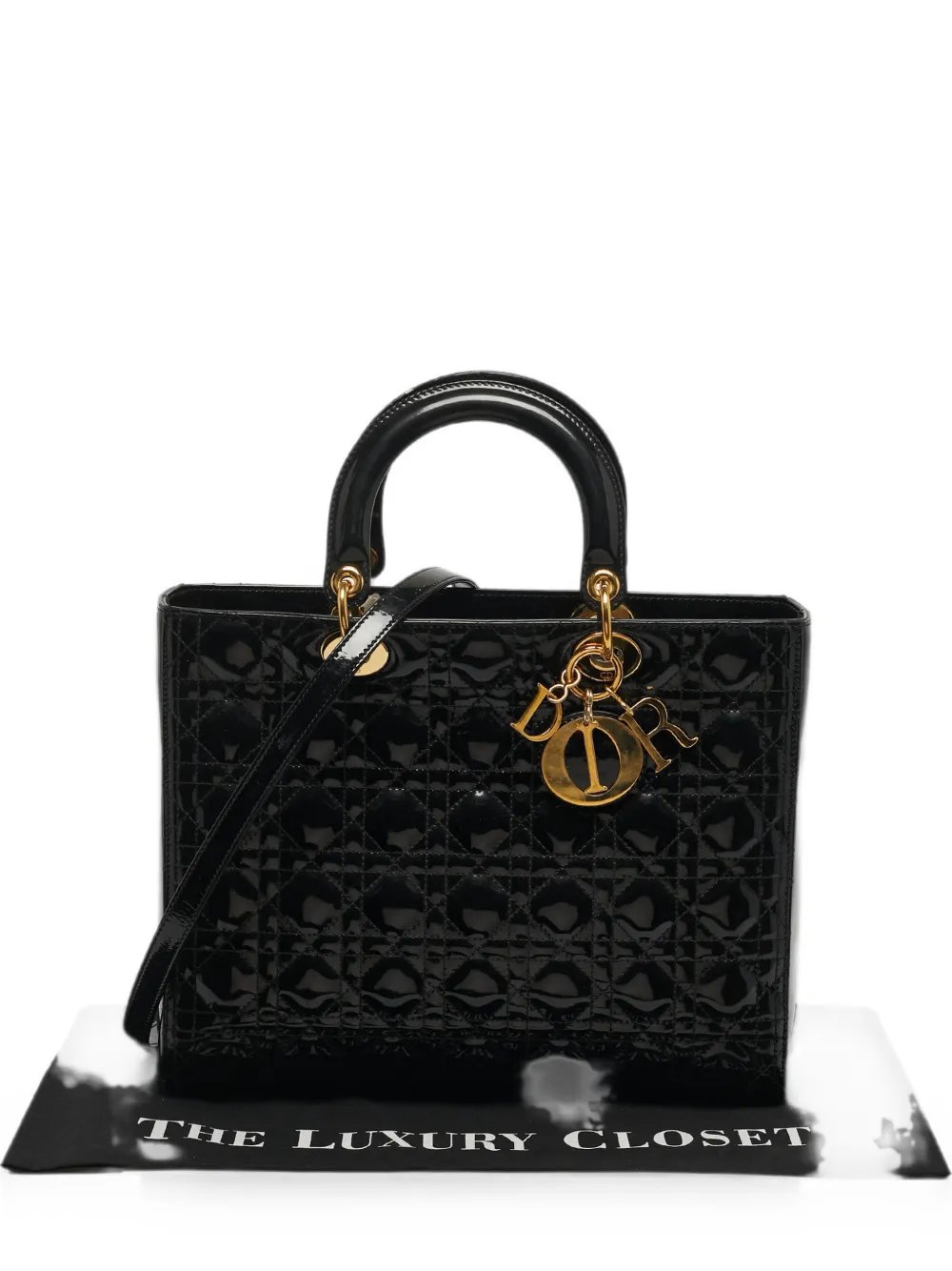 2010 Lady Dior Cannage tote bag