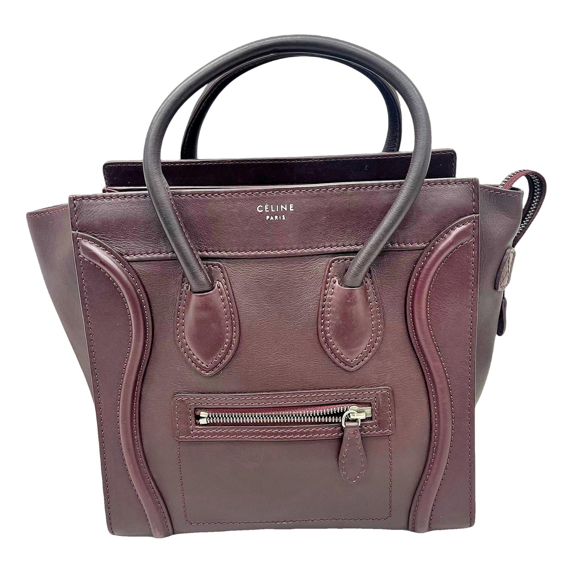 Luggage leather handbag