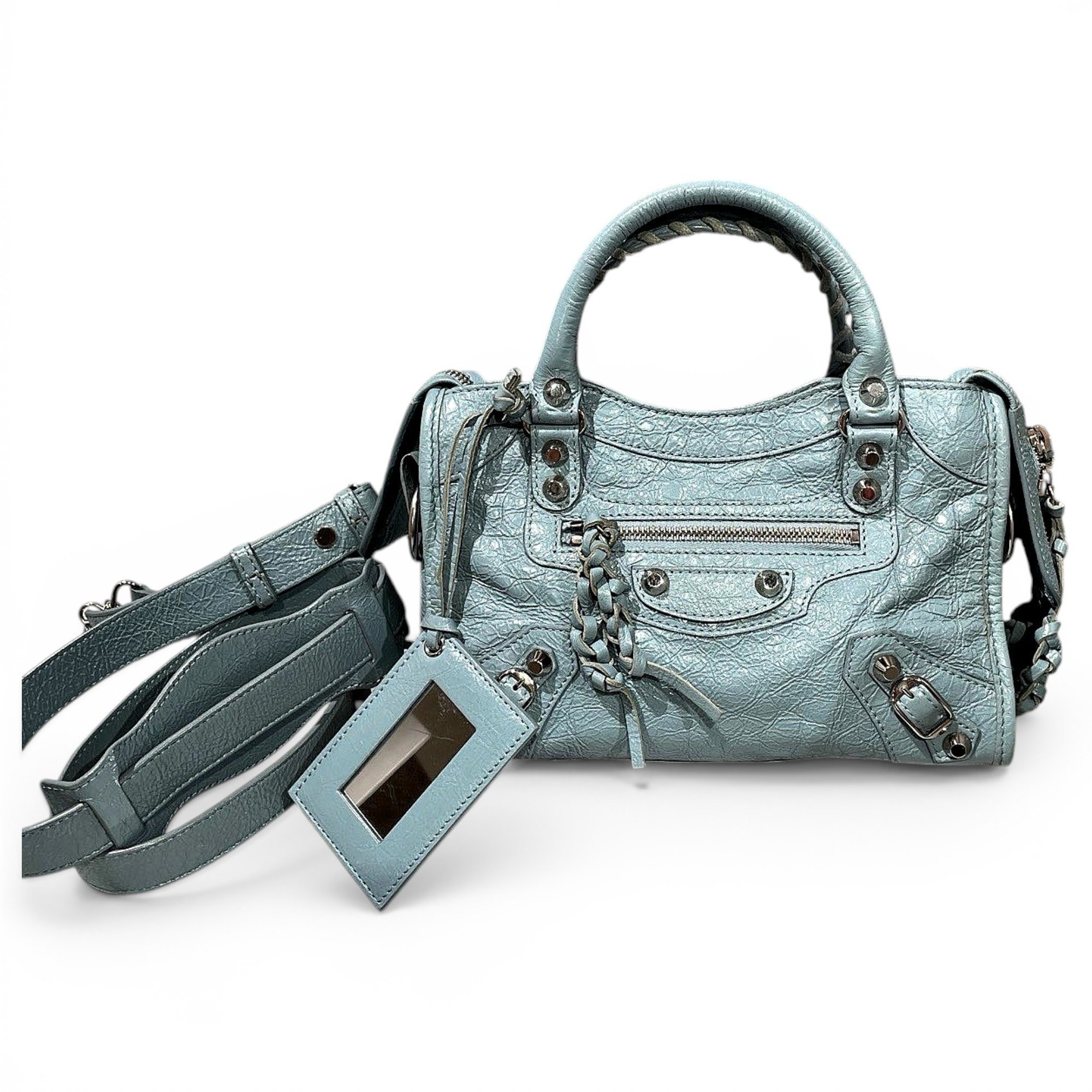 City leather bag