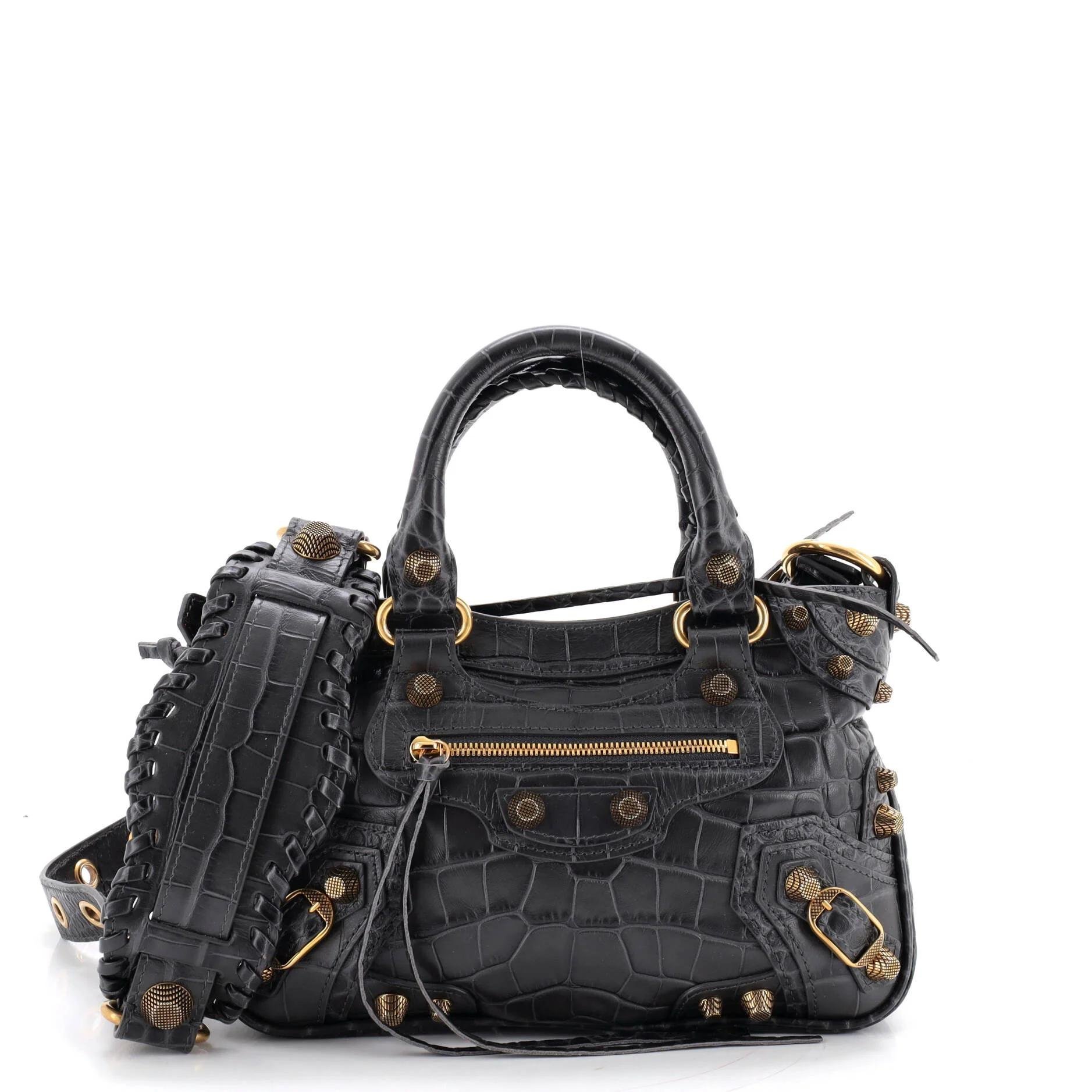 Leather tote