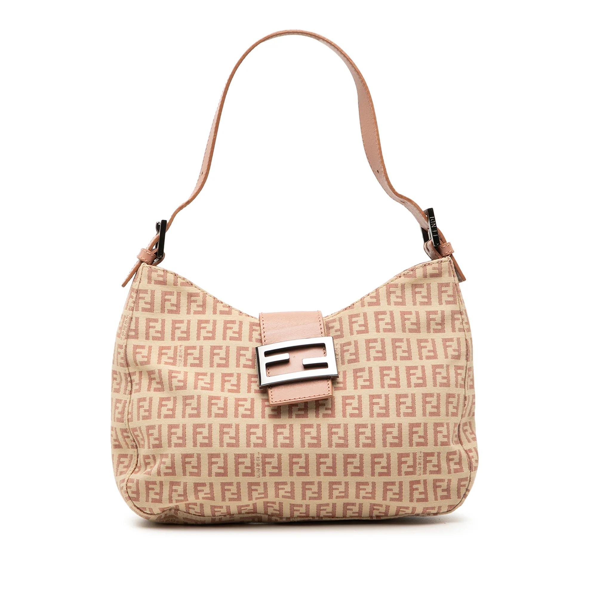 Pocket leather handbag