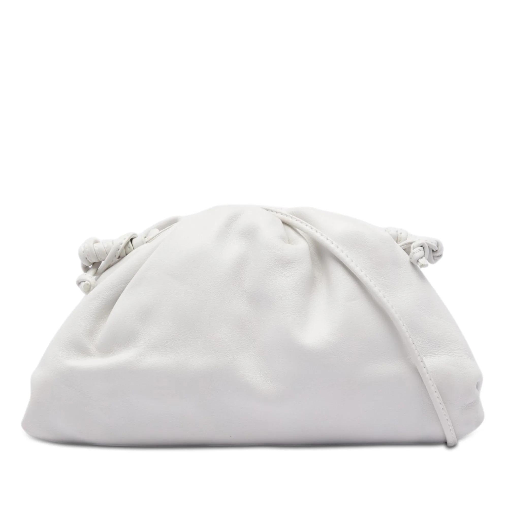 Pouch leather crossbody bag