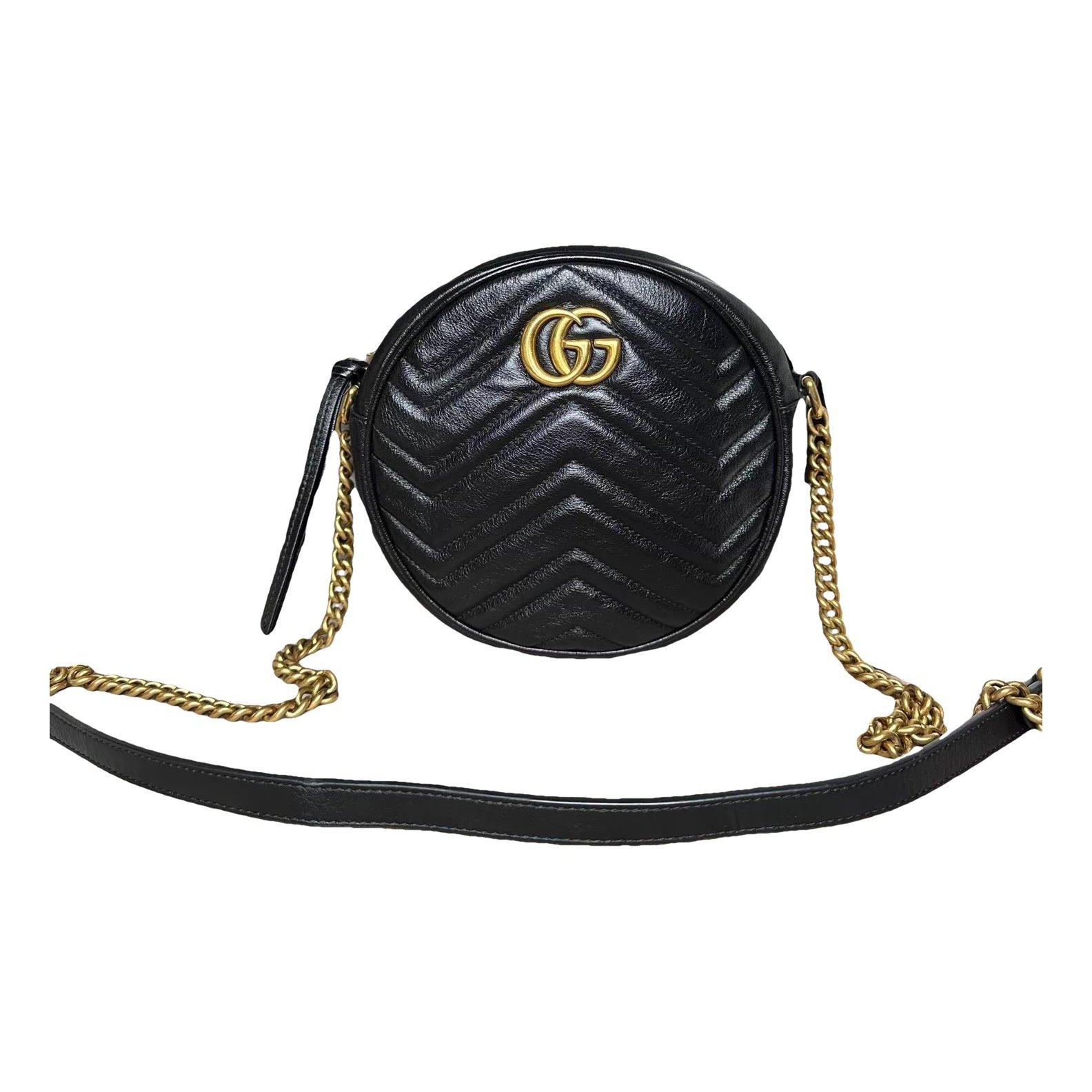 GG Marmont Circle leather handbag