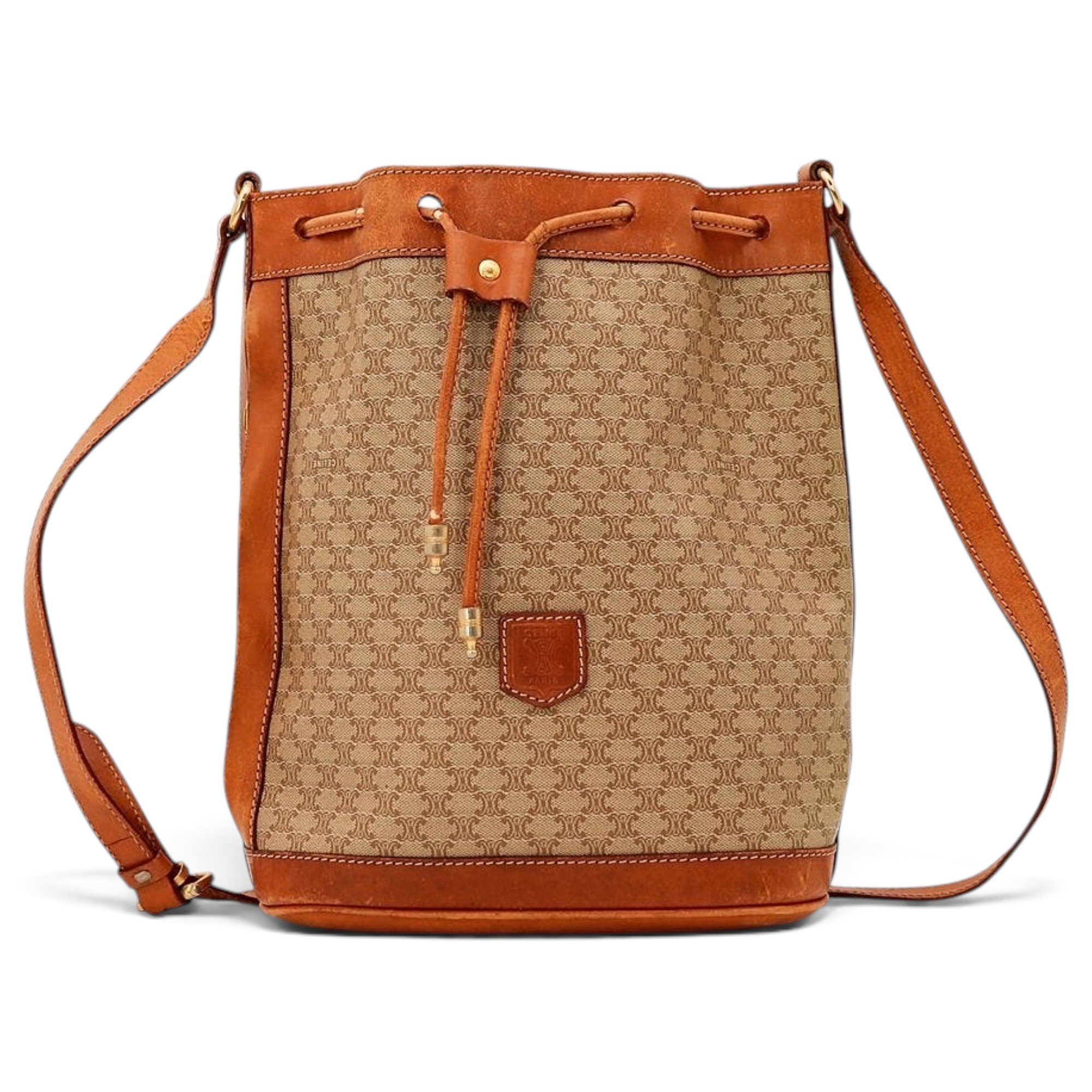 Triomphe leather handbag