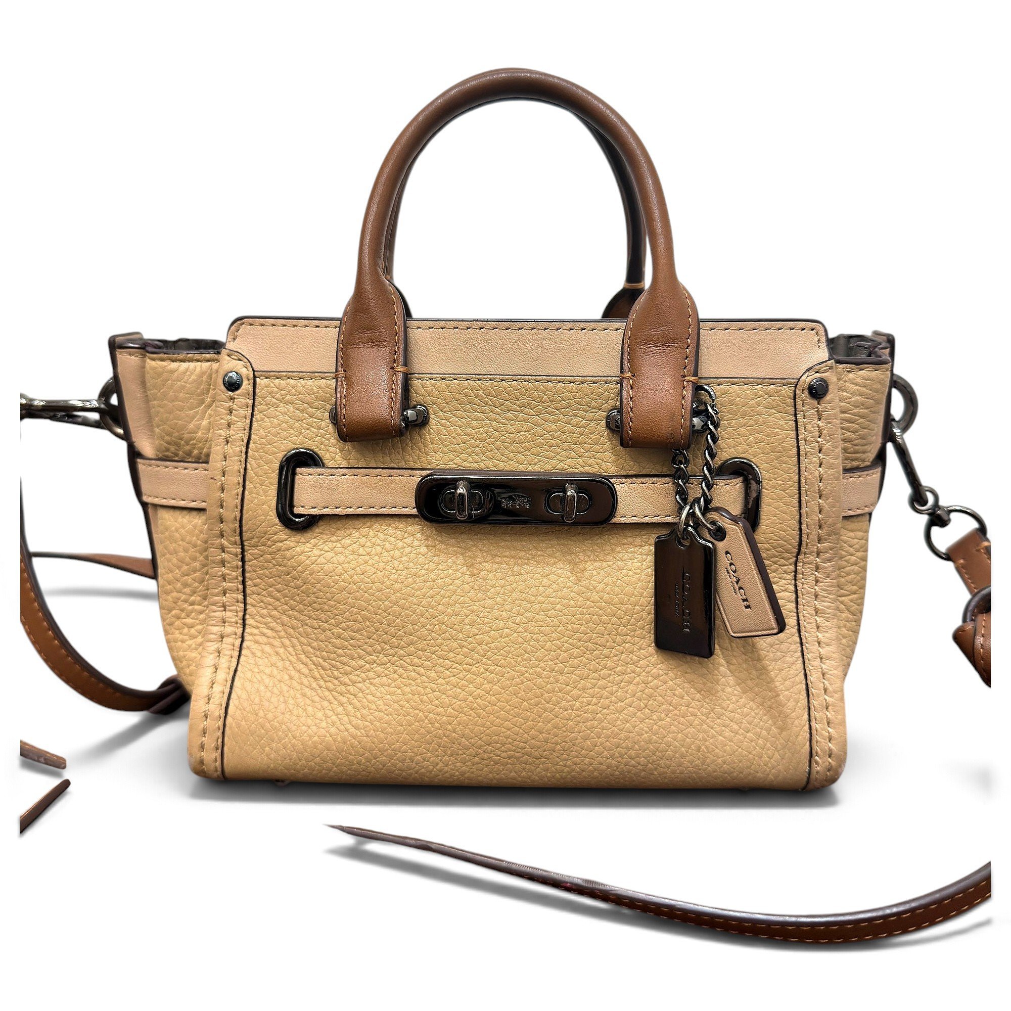 Leather crossbody bag