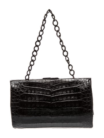 Nancy Gonzalez Crocodile Shoulder Bag