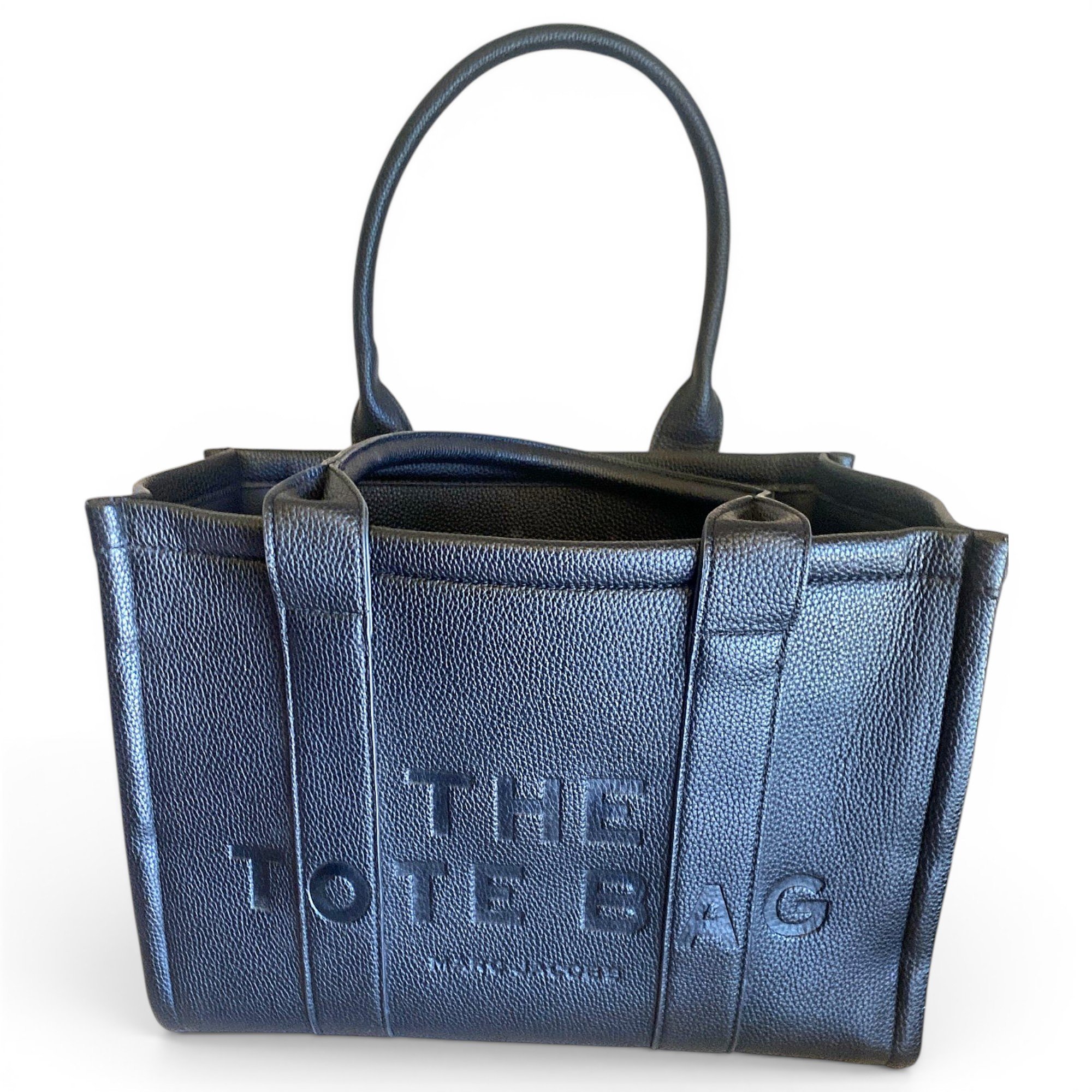 The Tag Tote leather tote