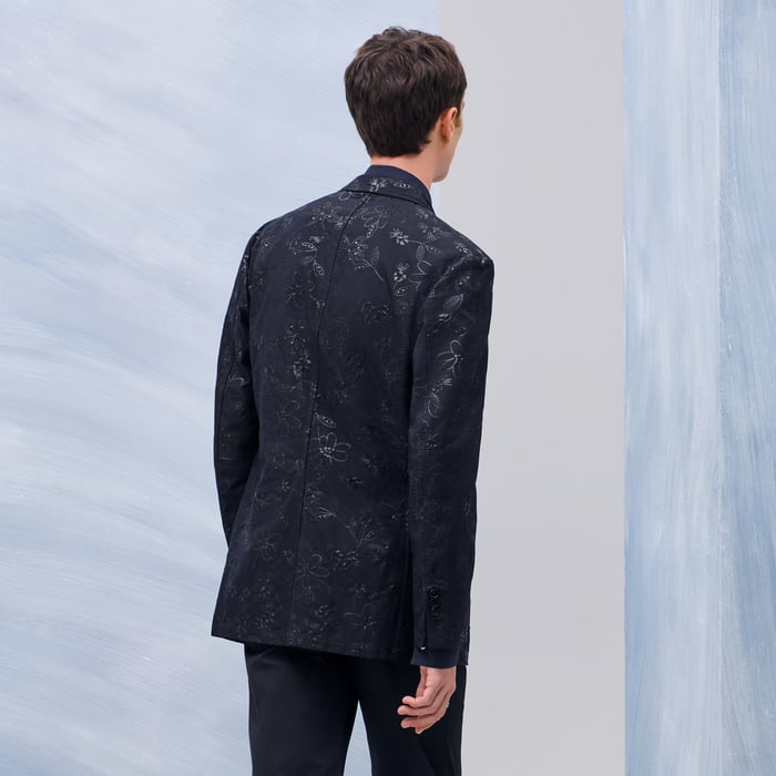 Marine "Fleurs Technique" Stadium Light Jacket