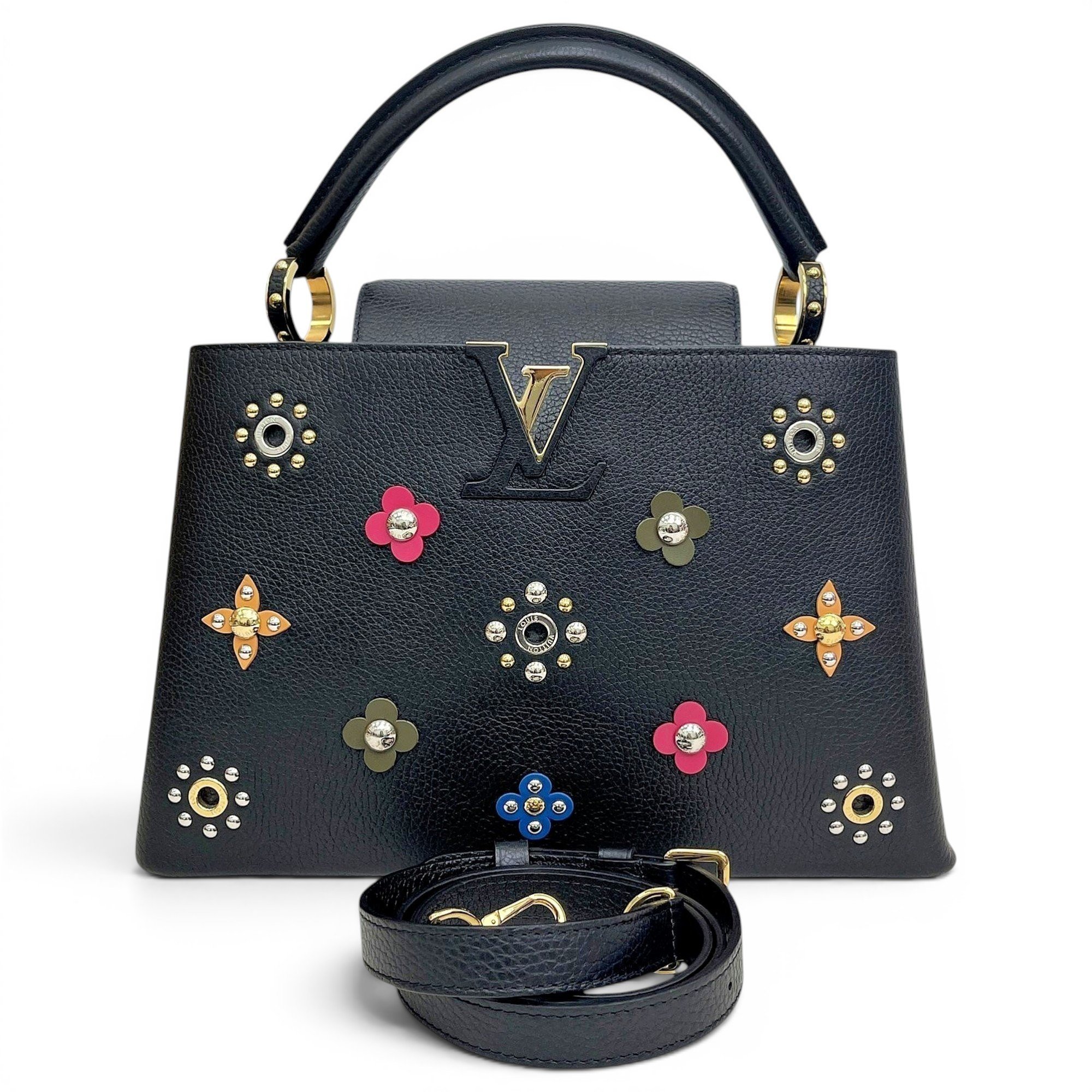 Capucines leather handbag