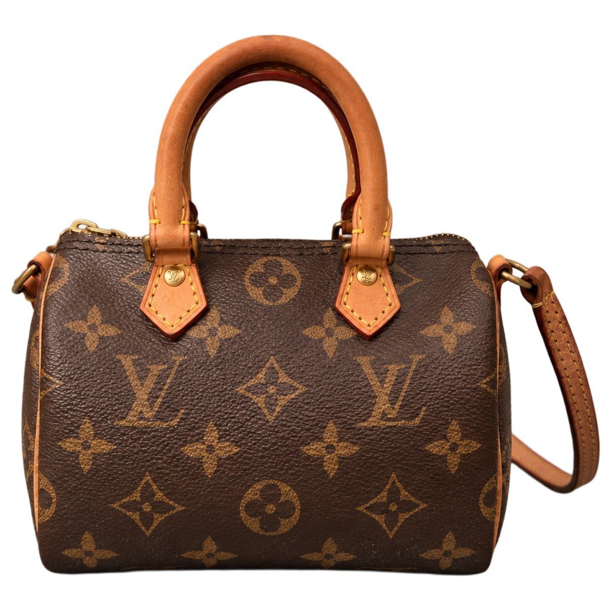 Louis Vuitton Nano Speedy / Mini HL leather mini bag
