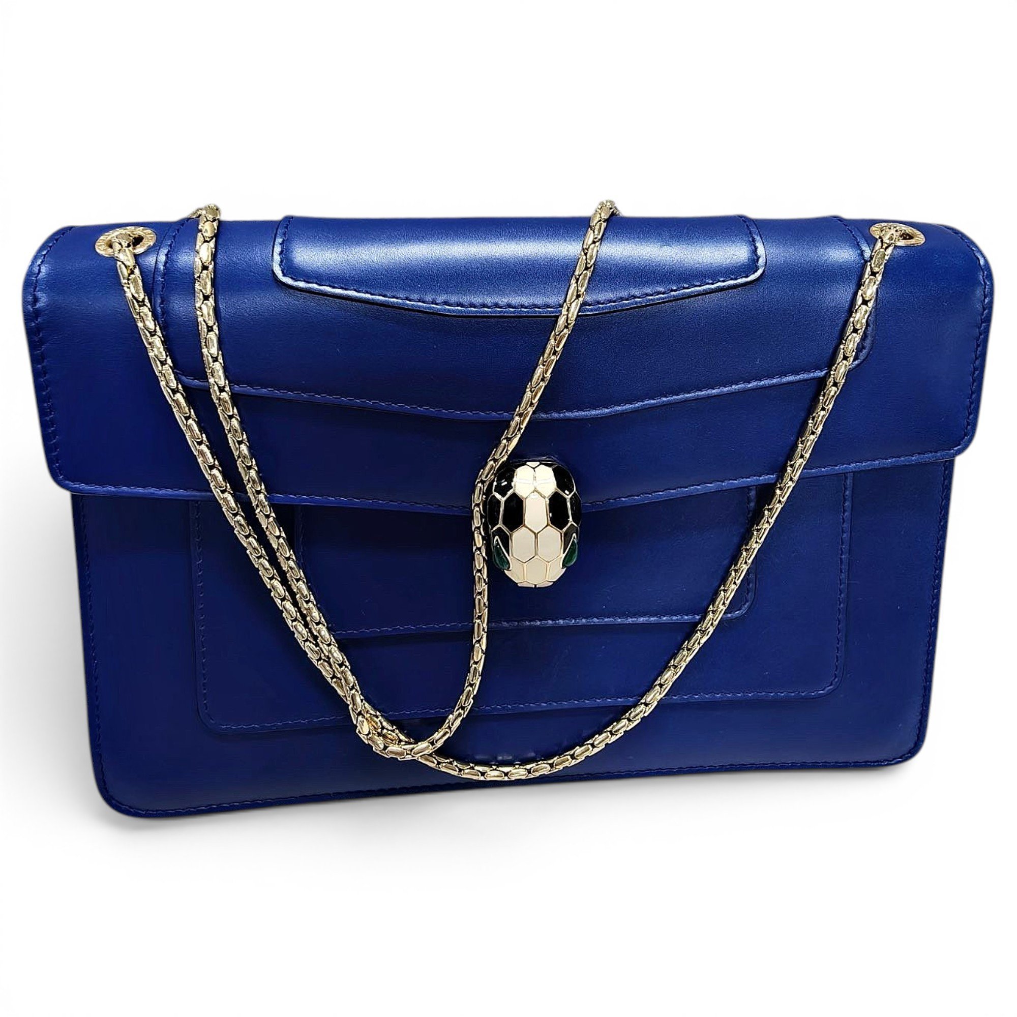Serpenti leather crossbody bag
