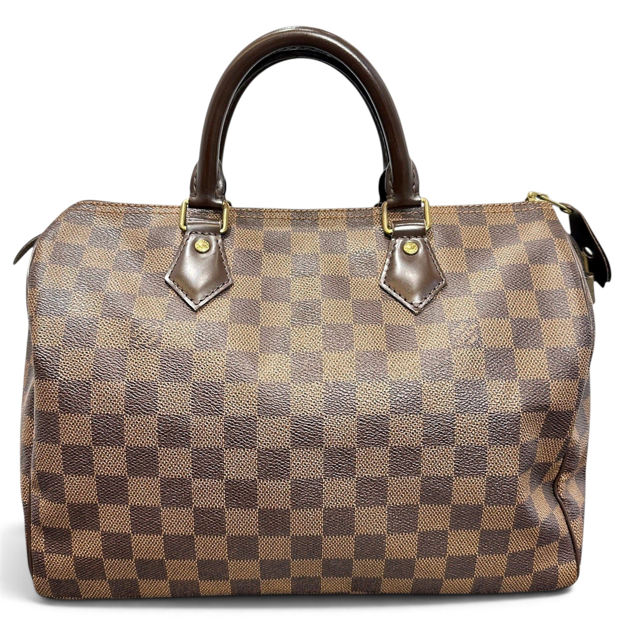 Speedy leather handbag