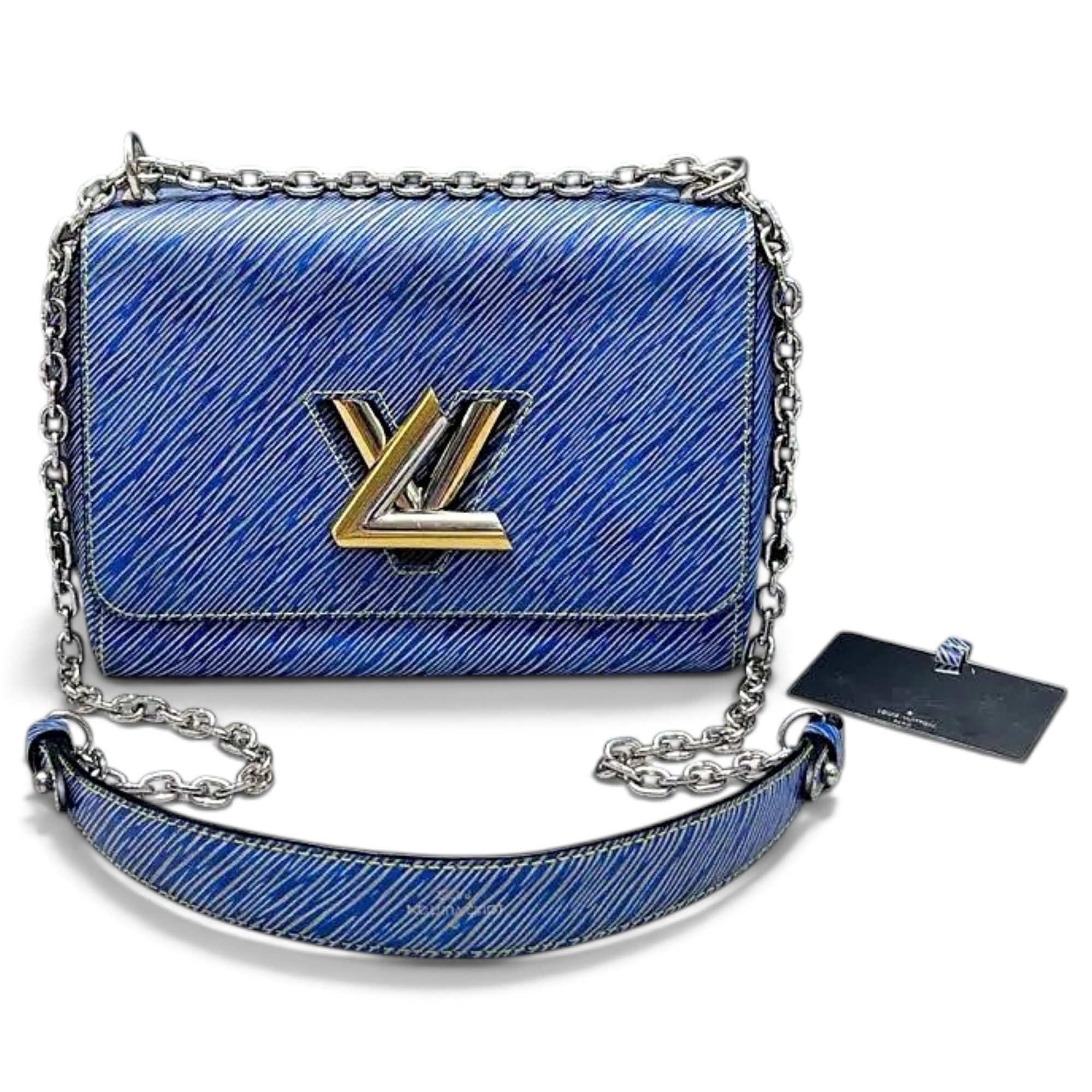 Twist leather crossbody bag