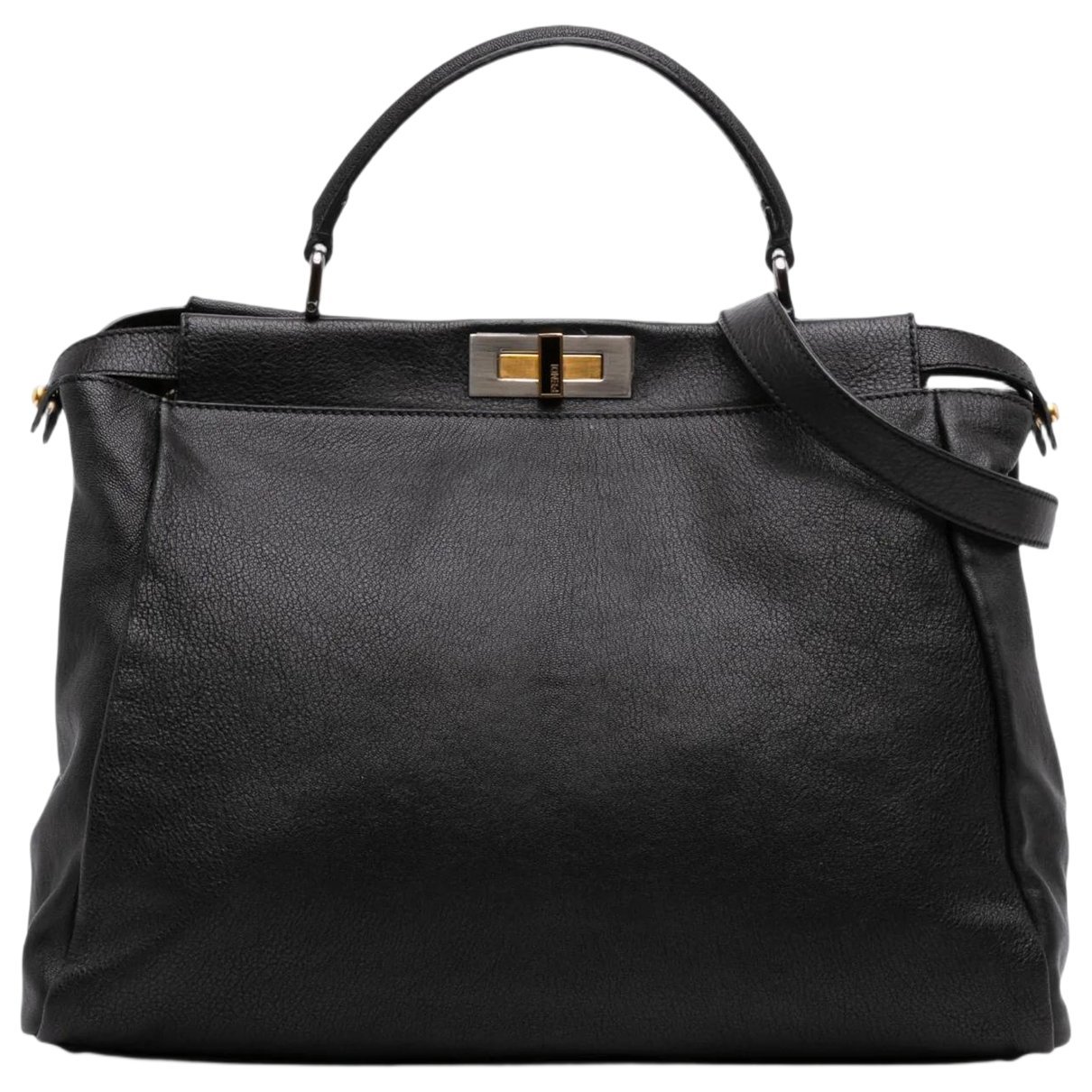 Fendi Peekaboo leather satchel