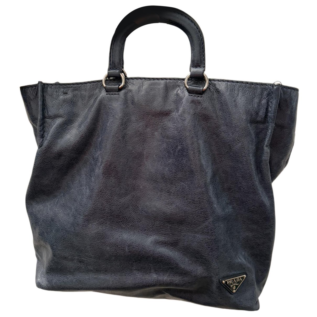 Prada Madras leather satchel