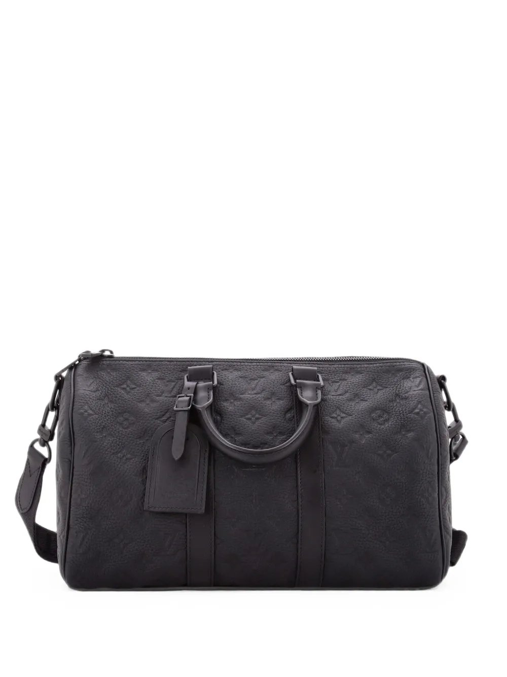 Keepall Bandouliere Bag Monogram Taurillon Leather 35 travel bag