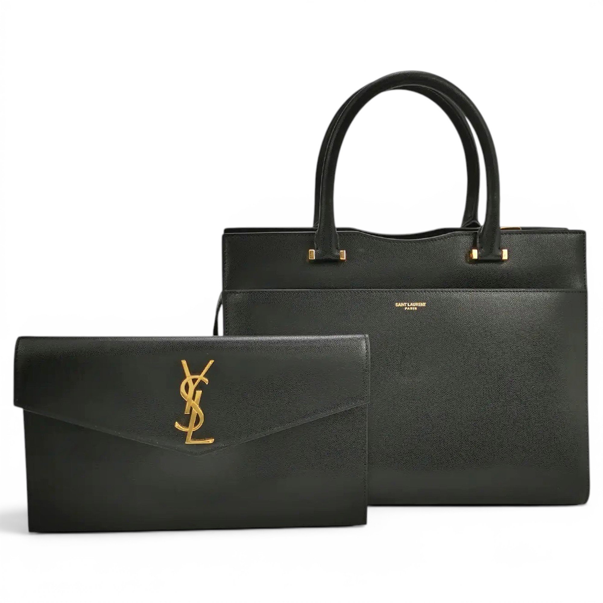 Uptown leather tote