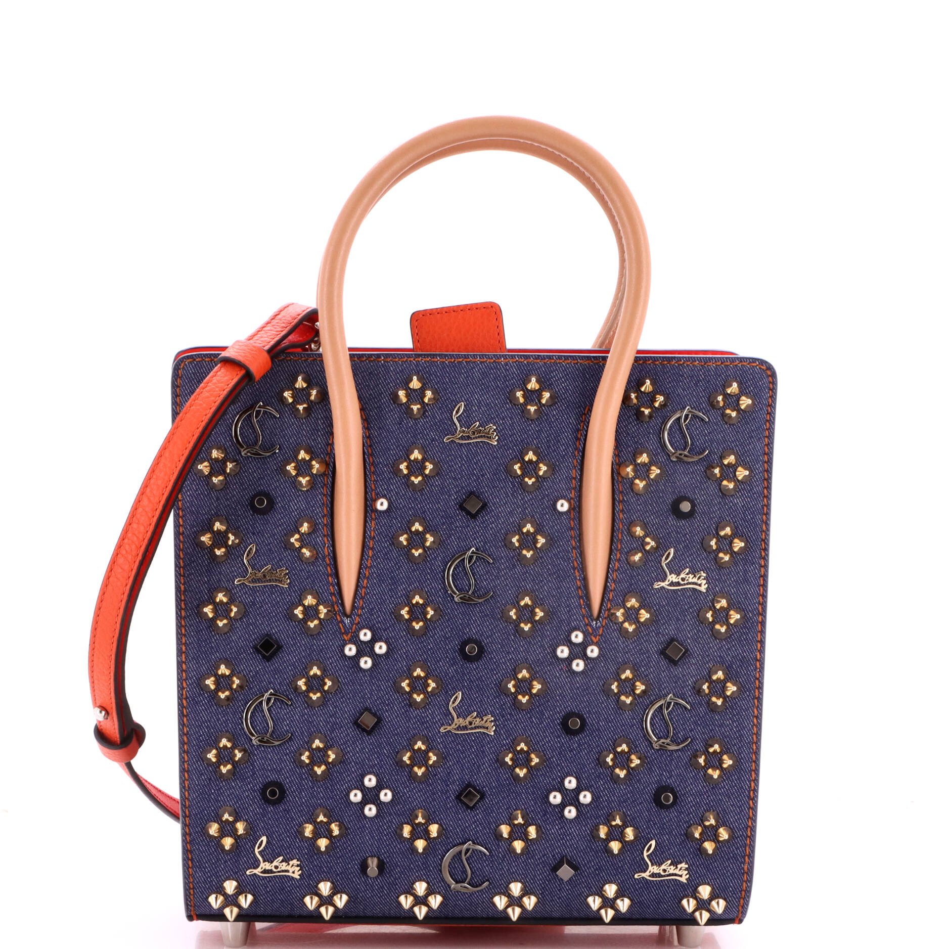 Paloma Tote Embellished Denim Small