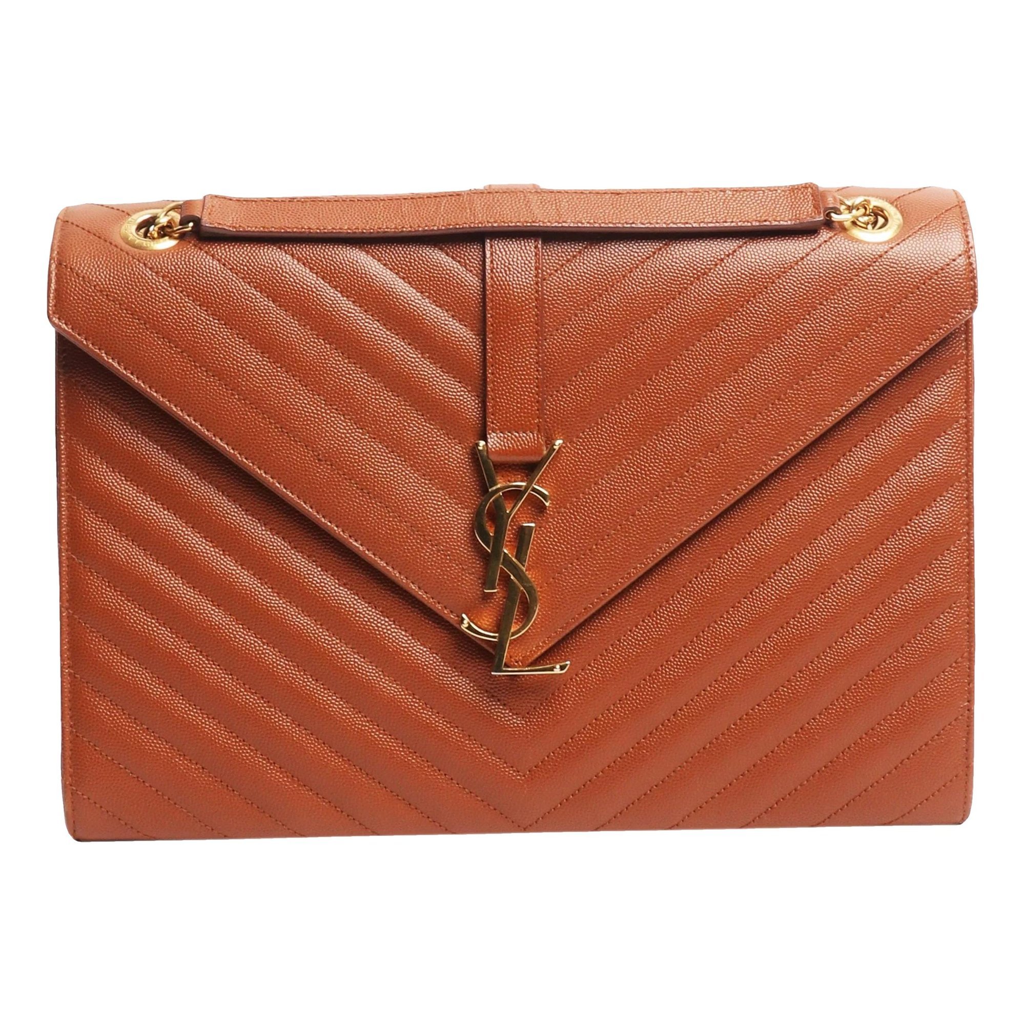 Envelope leather bag
