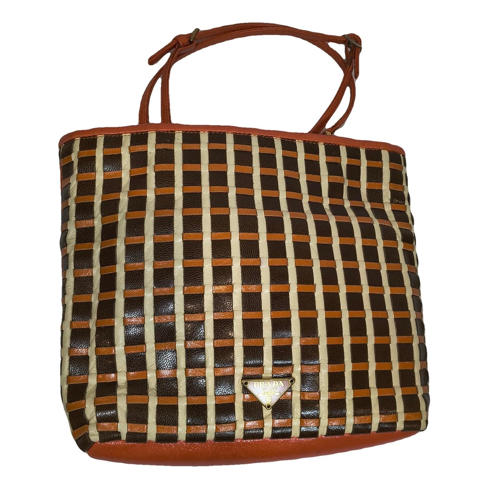 Leather tote