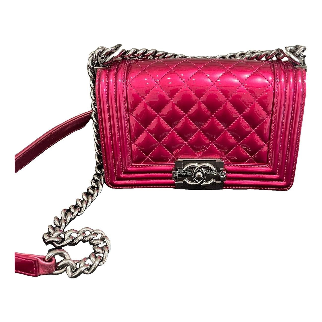 Boy patent leather crossbody bag