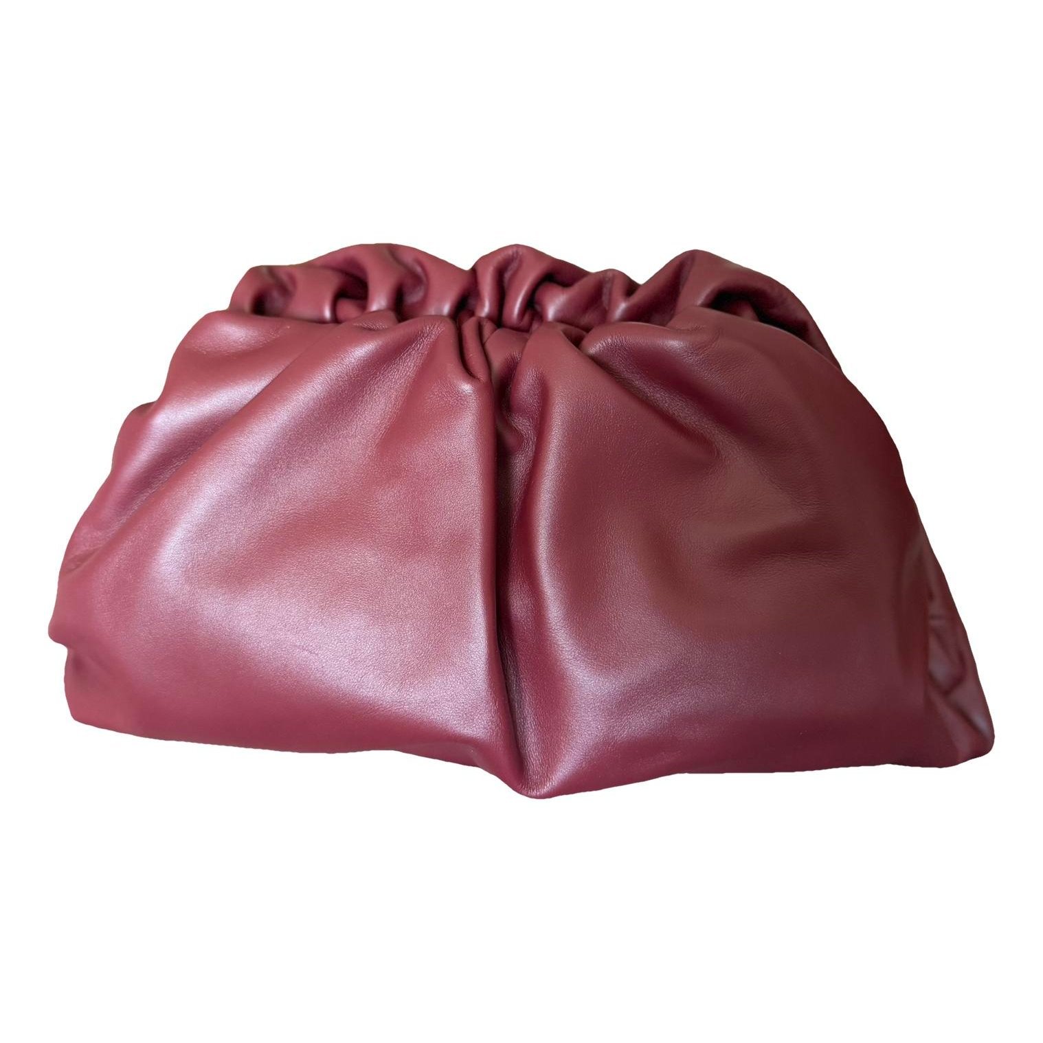 Pouch leather handbag