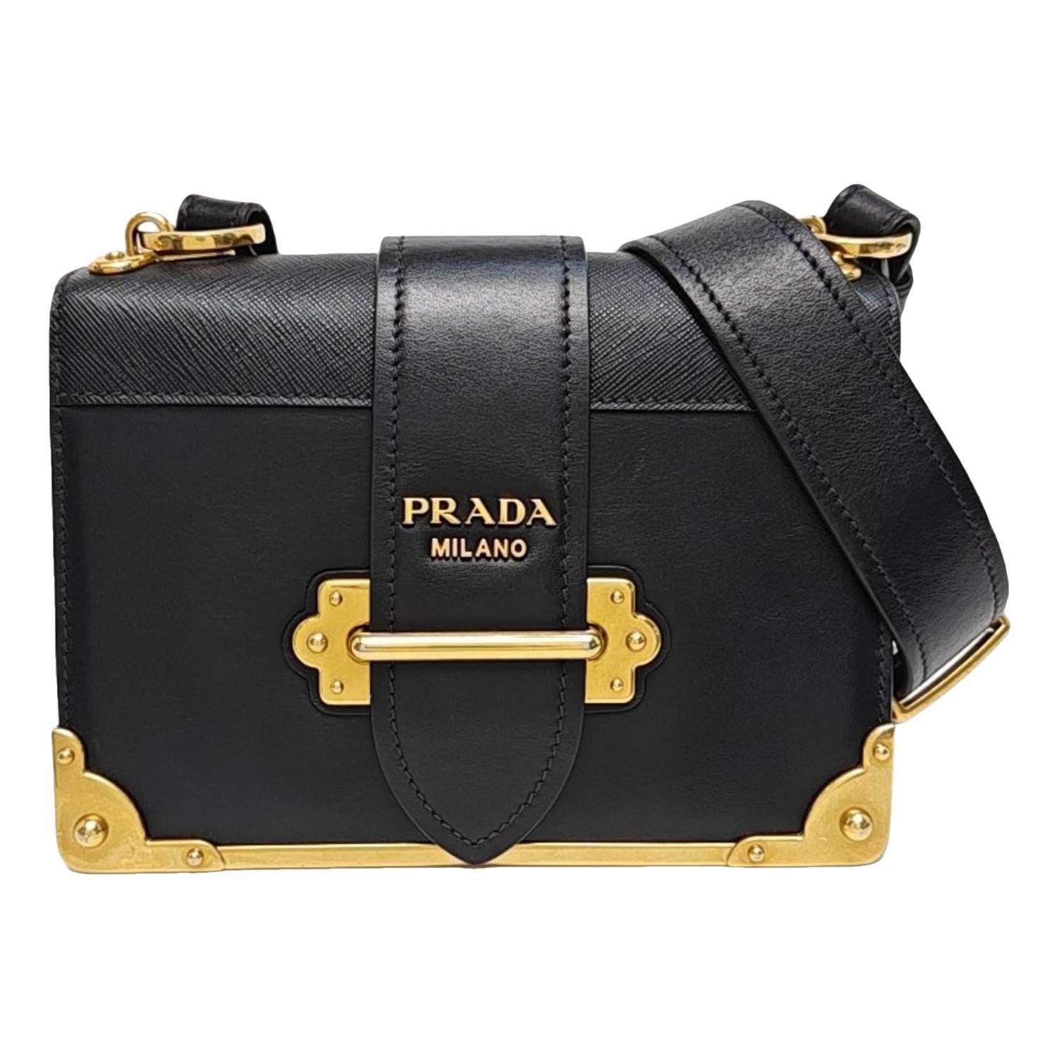 Cahier leather handbag