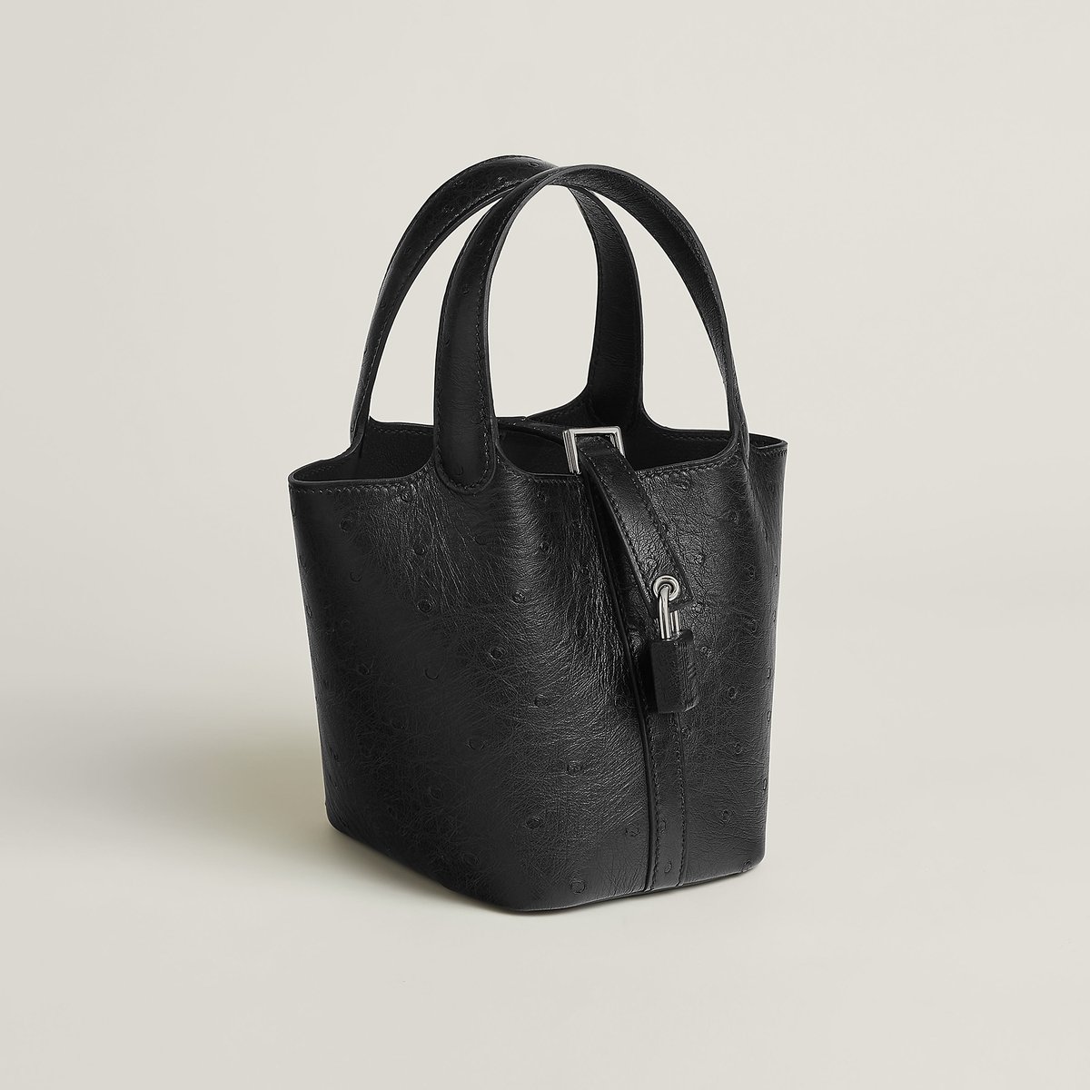 Noir Picotin Lock Micro Bag