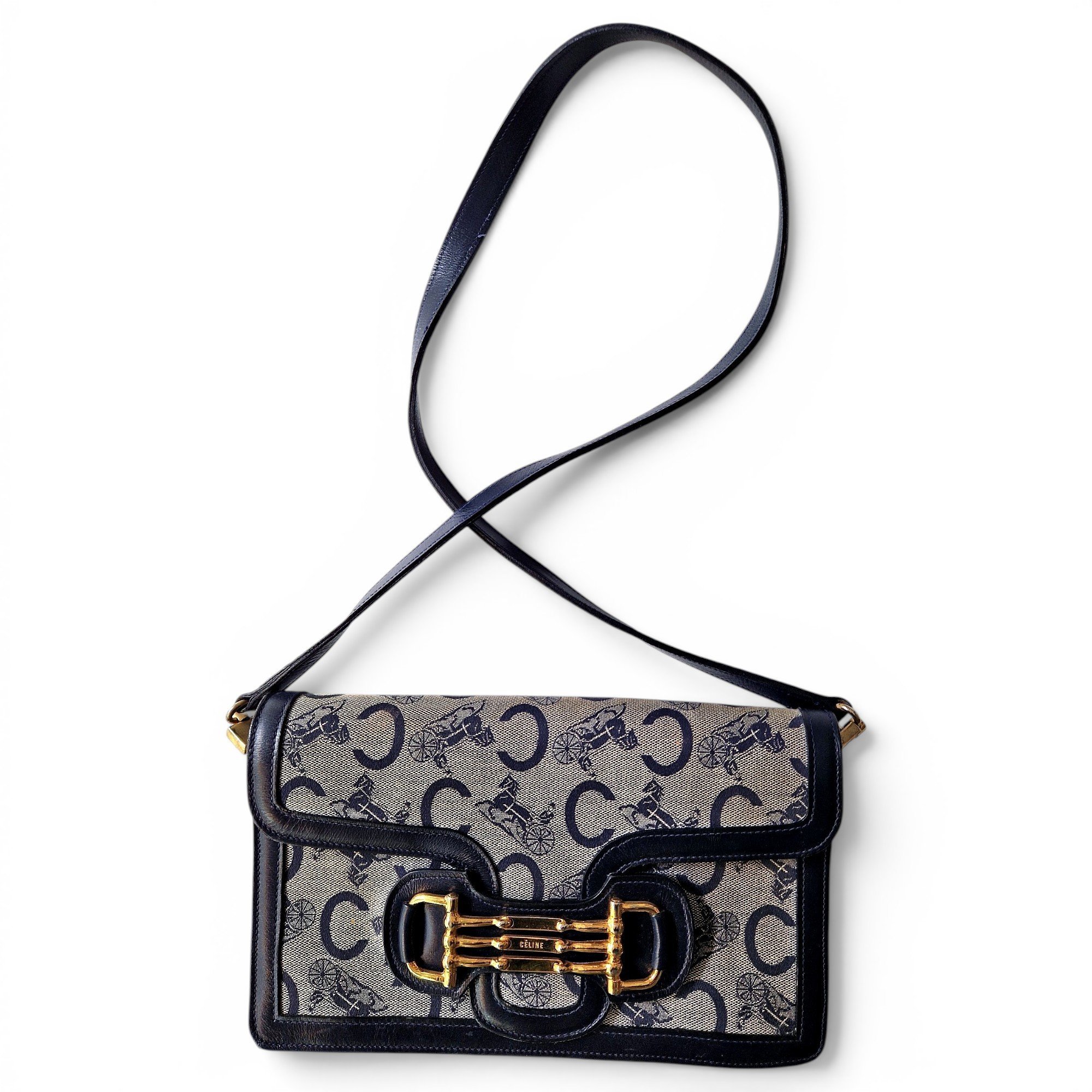 Triomphe cloth crossbody bag