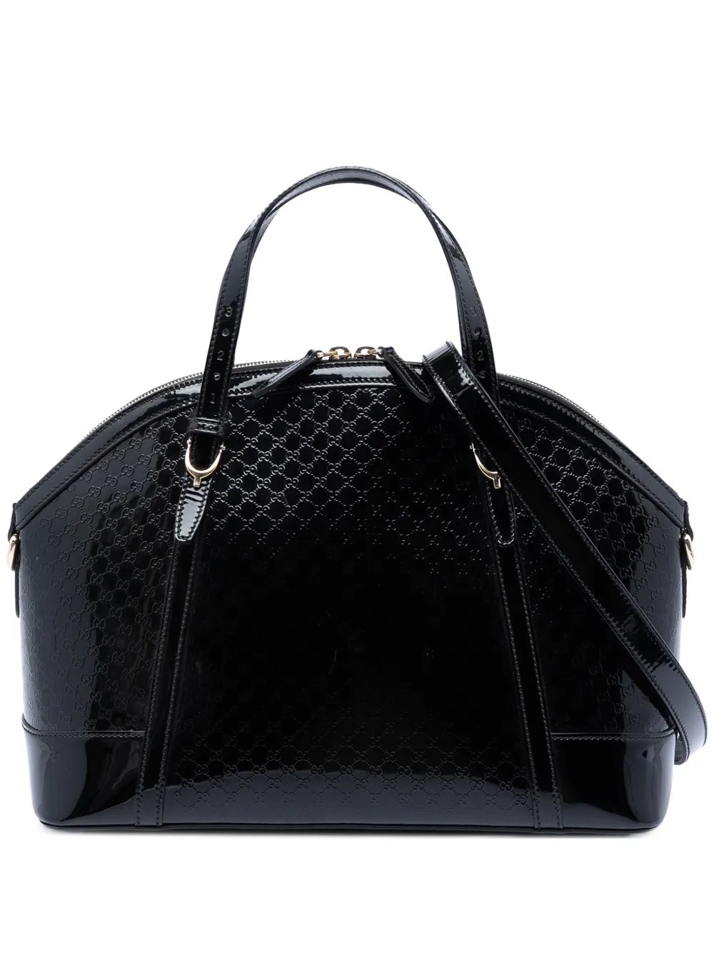 2016-2026 Large Microguccissima Patent Nice Dome satchel