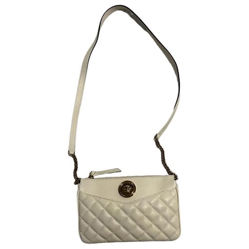 La Medusa leather clutch bag