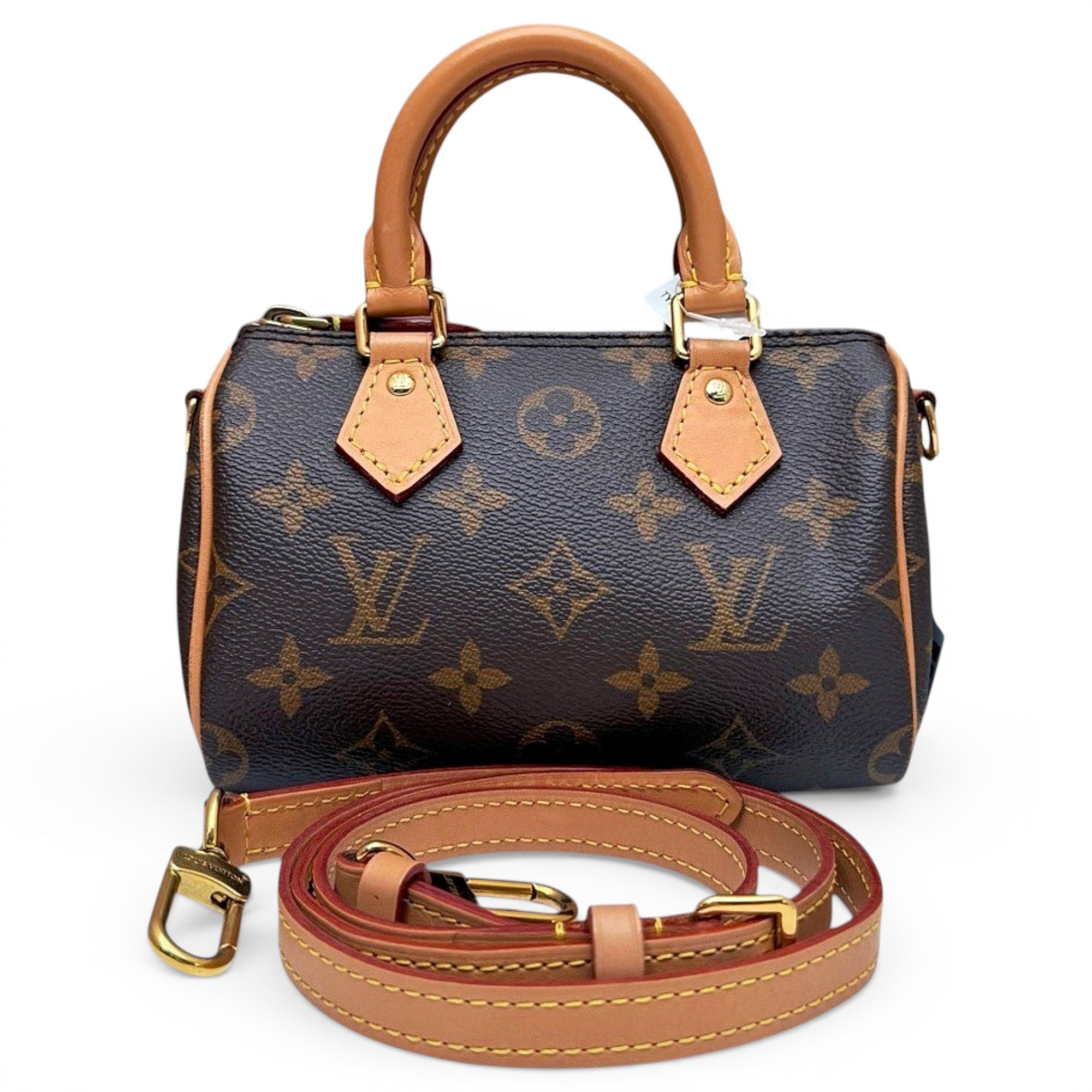 Nano Speedy / Mini HL leather handbag