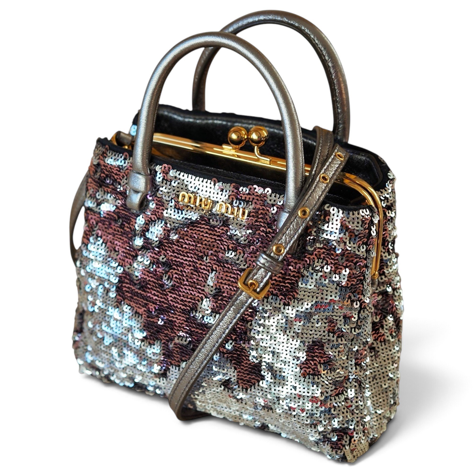 Glitter crossbody bag