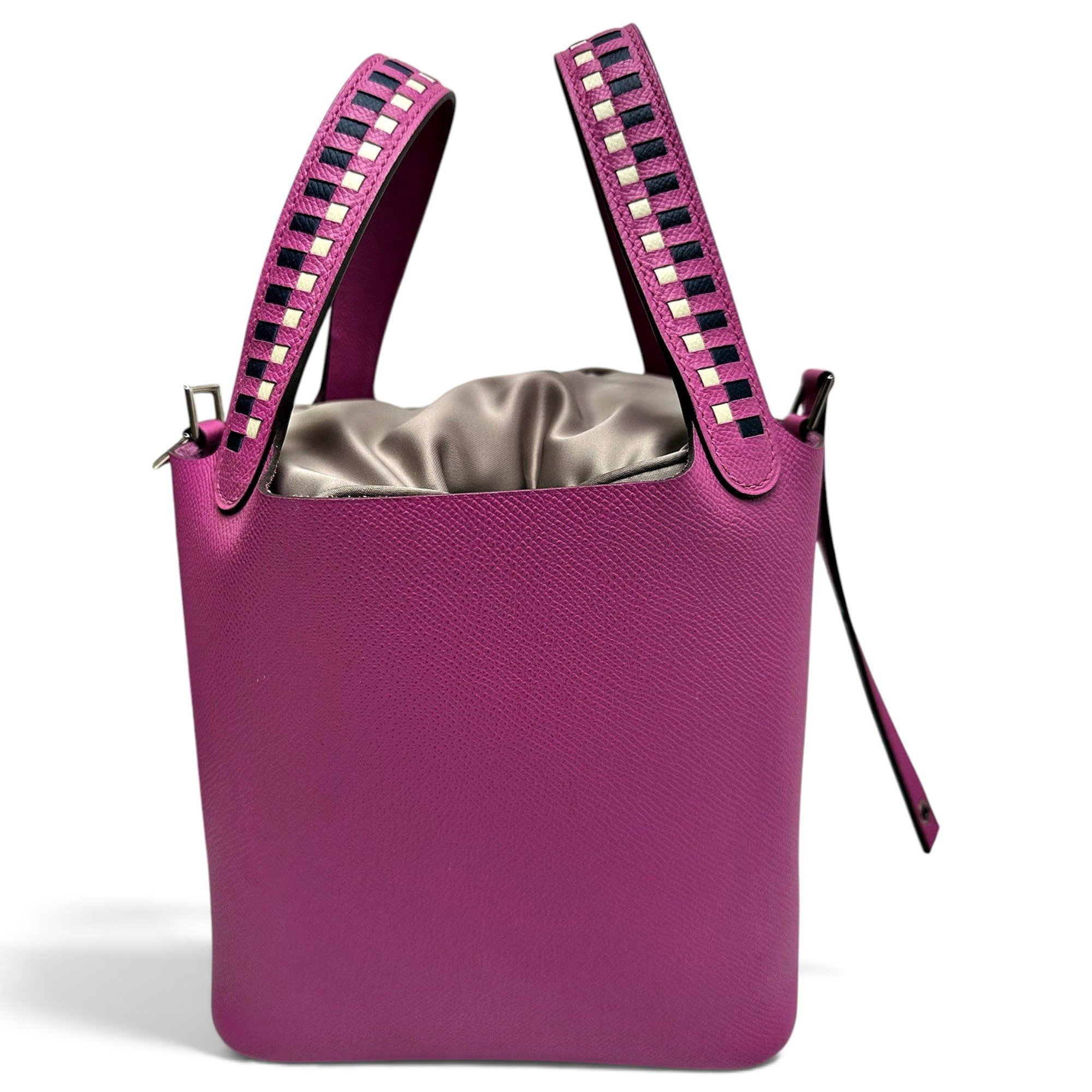 Picotin leather handbag