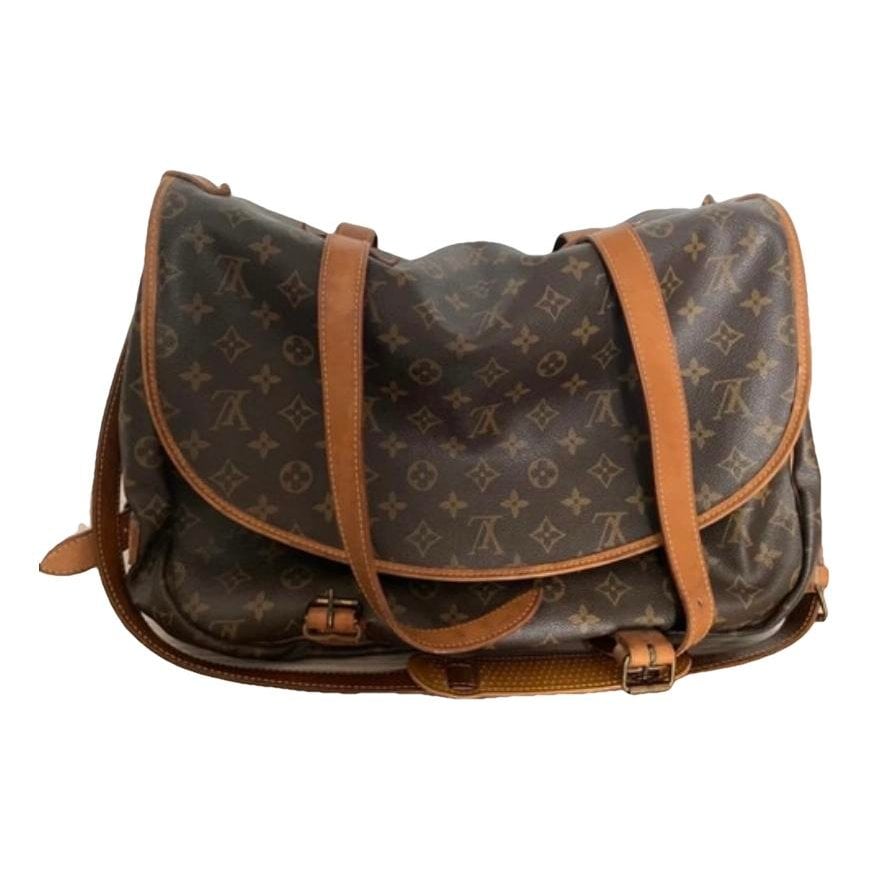Saumur leather travel bag