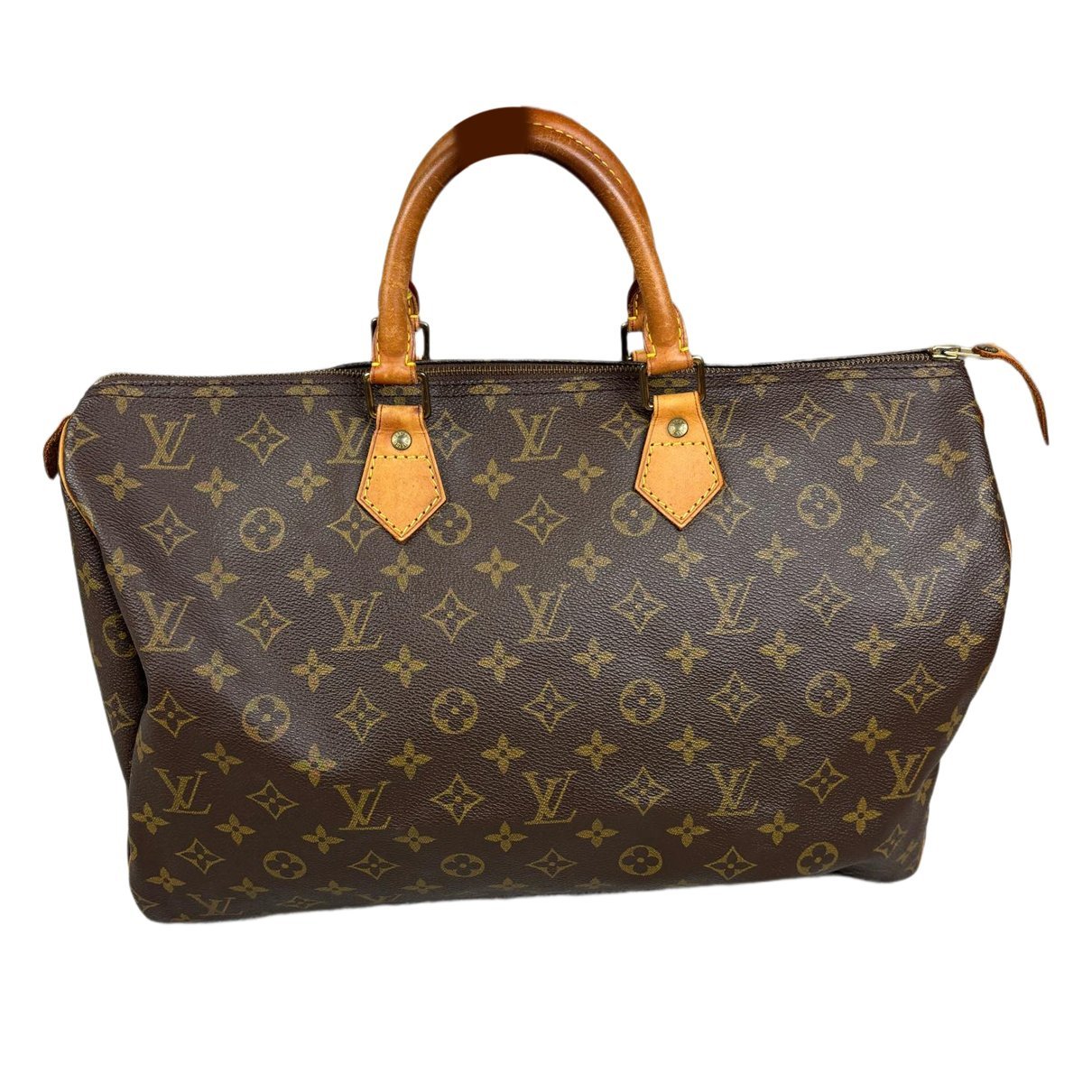 Speedy leather handbag